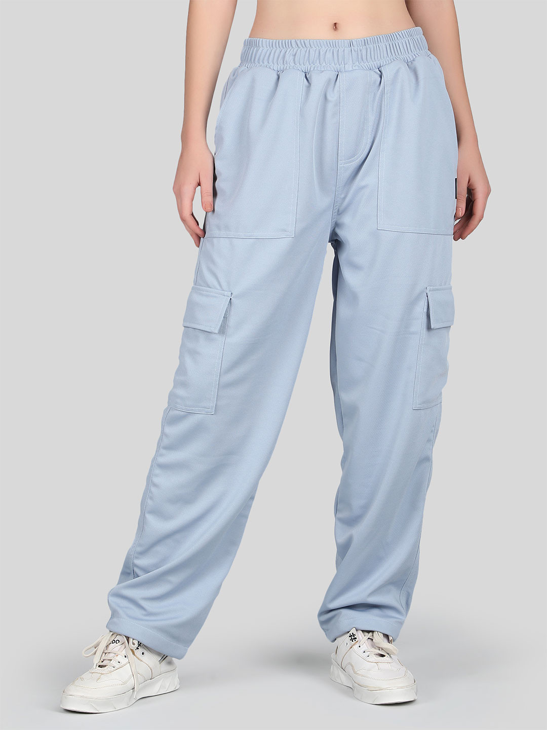 

Raxedo Women's High-Waist Cargo Pants Trekking Pants, Blue