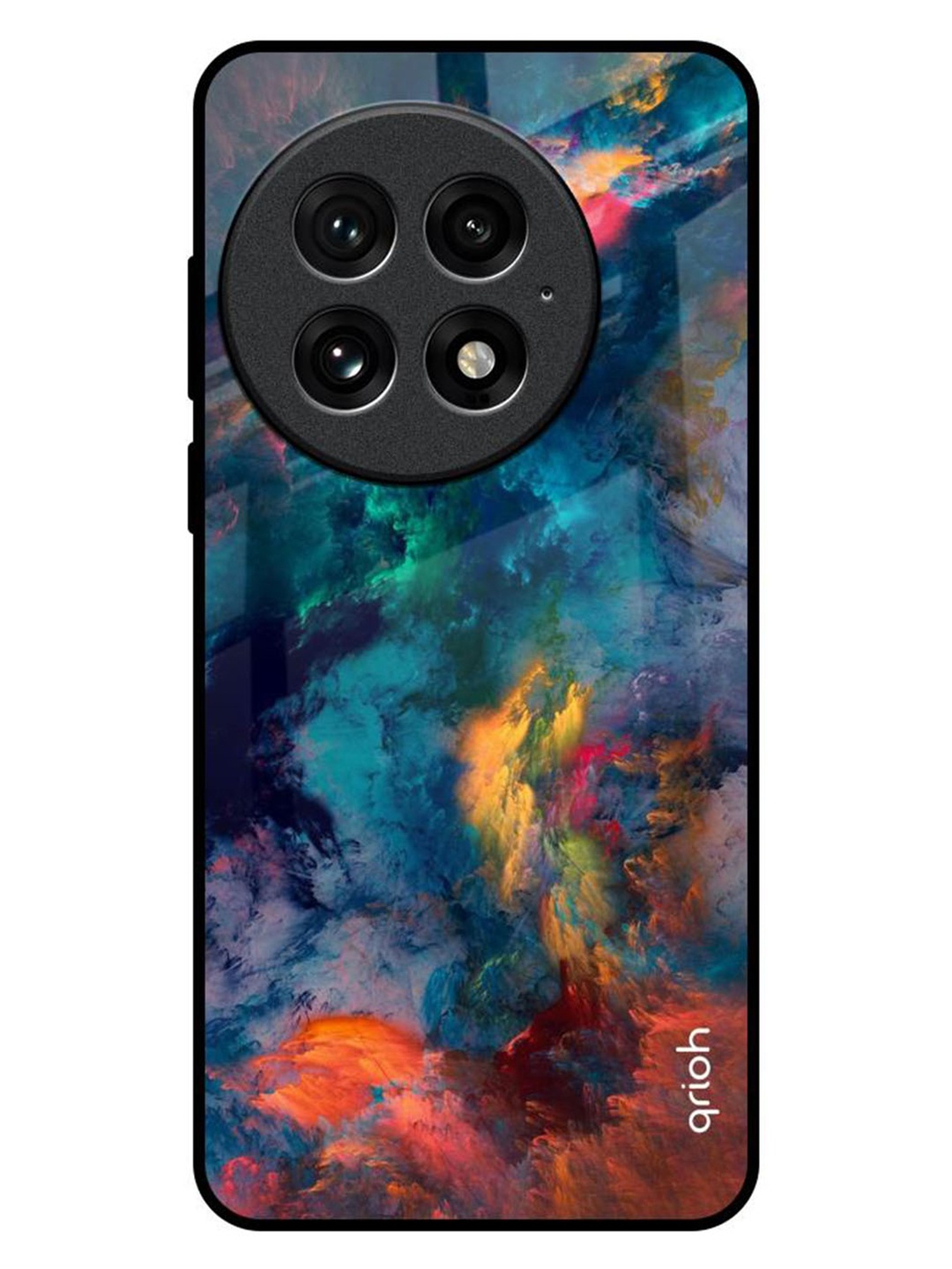 

QRIOH Abstract Printed OnePlus 13 Back Case Mobile Accessories, Blue