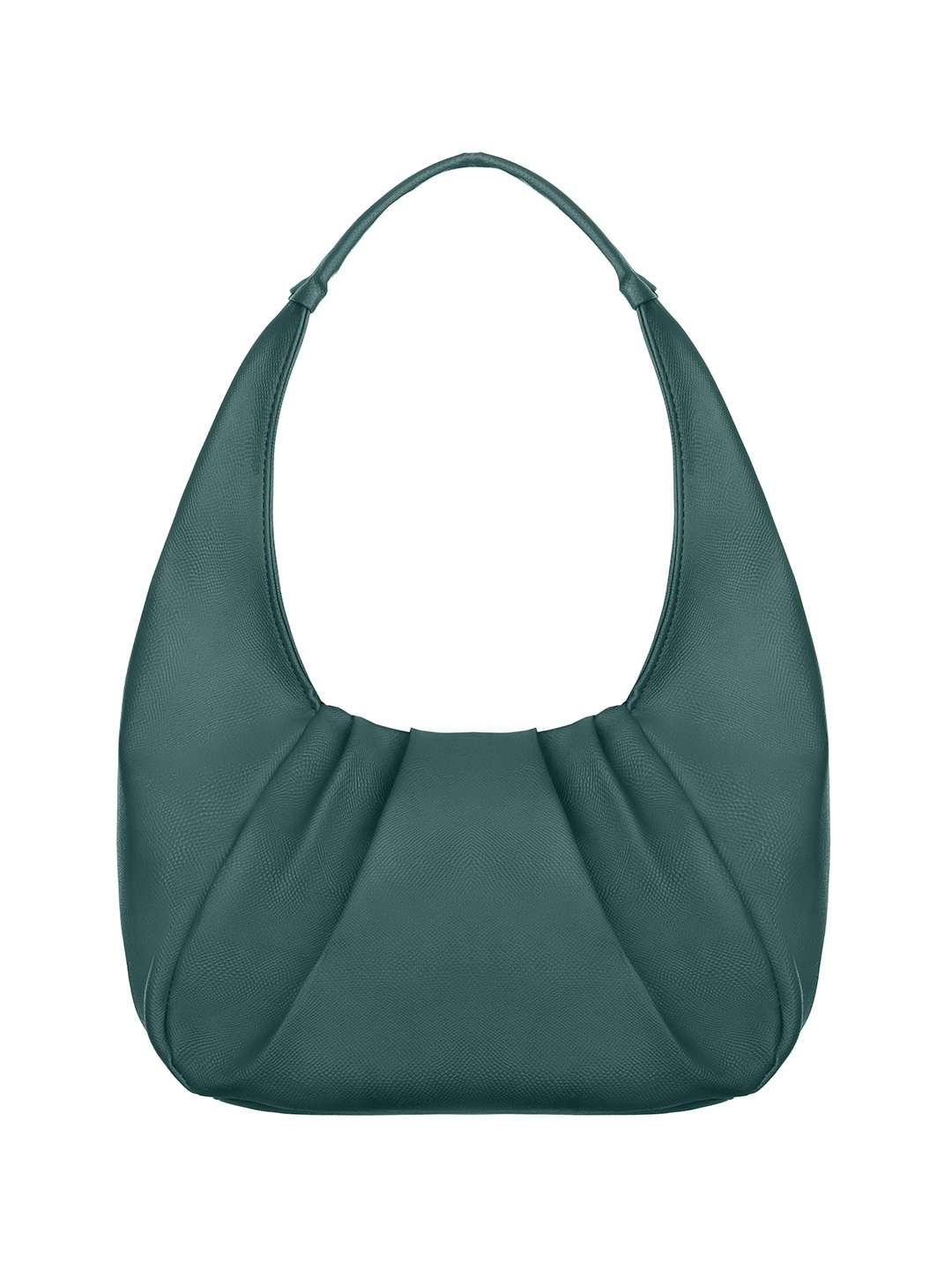 

Naples PU Structured Shoulder Bag, Green