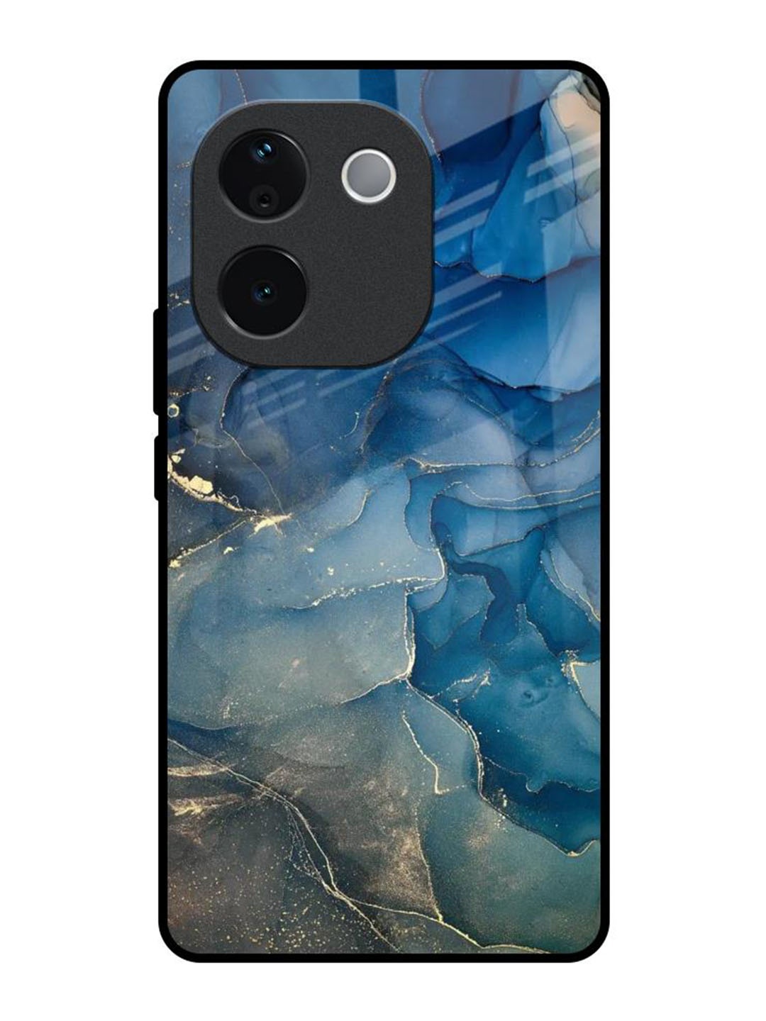 

QRIOH Abstract Printed IQOO Z9s Pro 5G Back Case Mobile Accessories, Blue