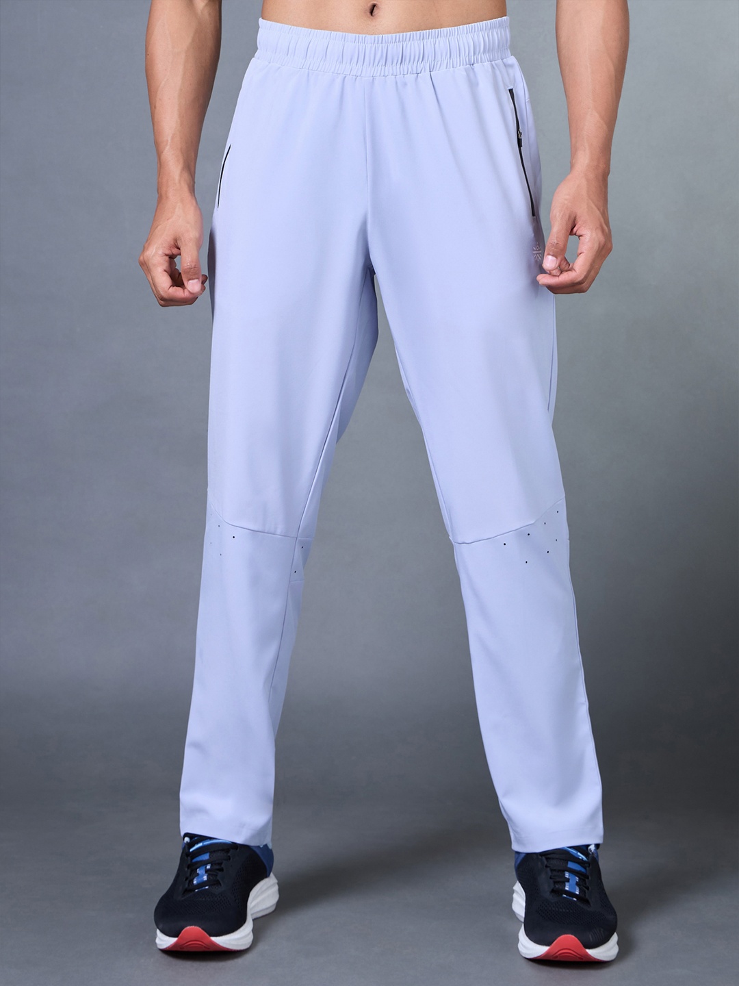

CULT Men Blue High Flex Training Performance Trackpants