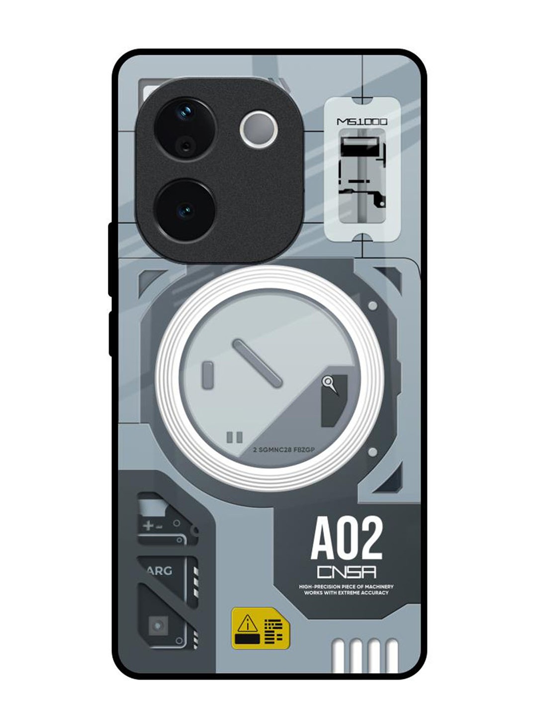 

QRIOH Typography Printed Vivo T3 Pro 5G Back Case Mobile Accessories, Grey