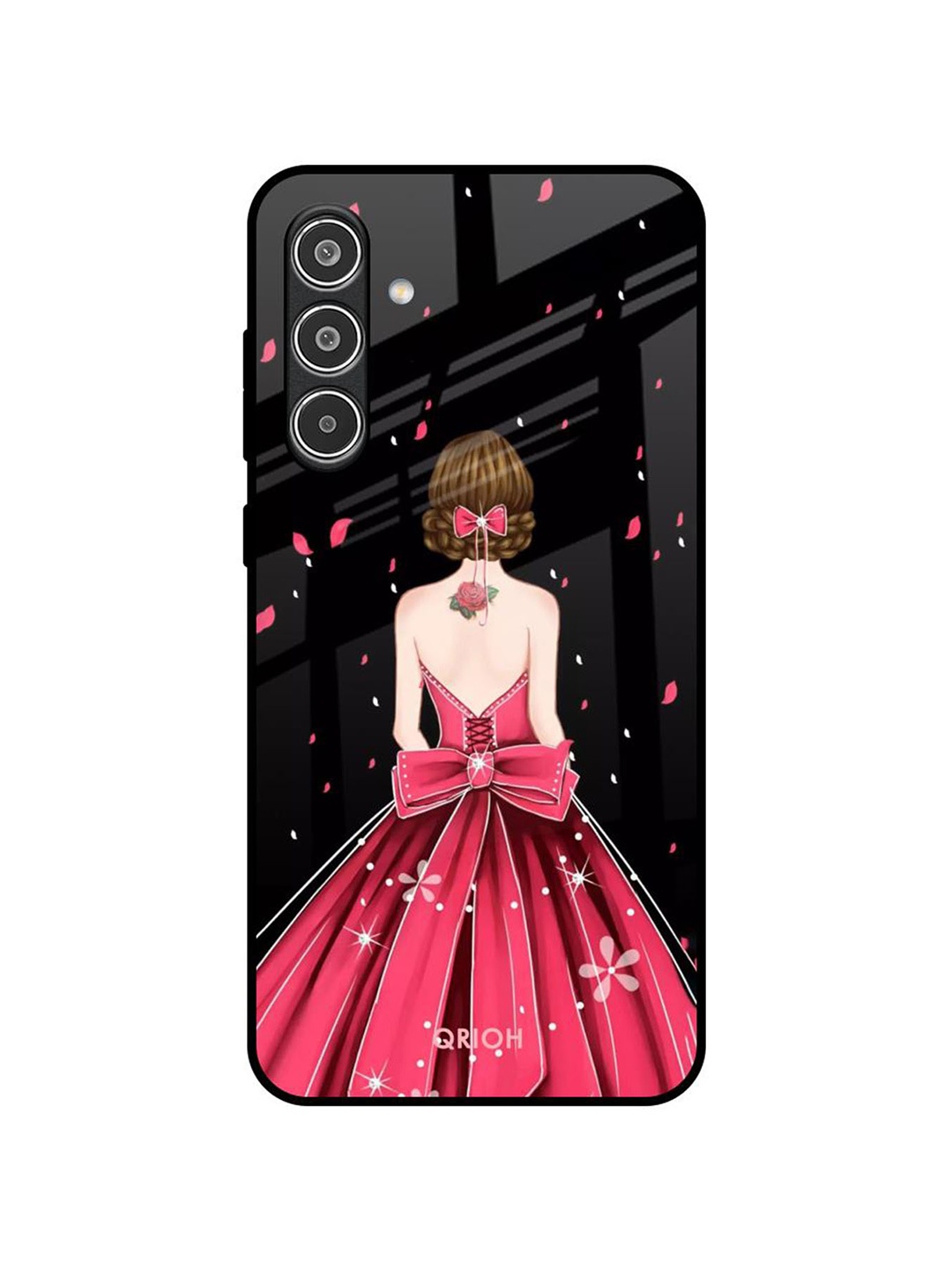 

QRIOH Quirky Printed Samsung Galaxy A36 5G Back Case Mobile Accessories, Black