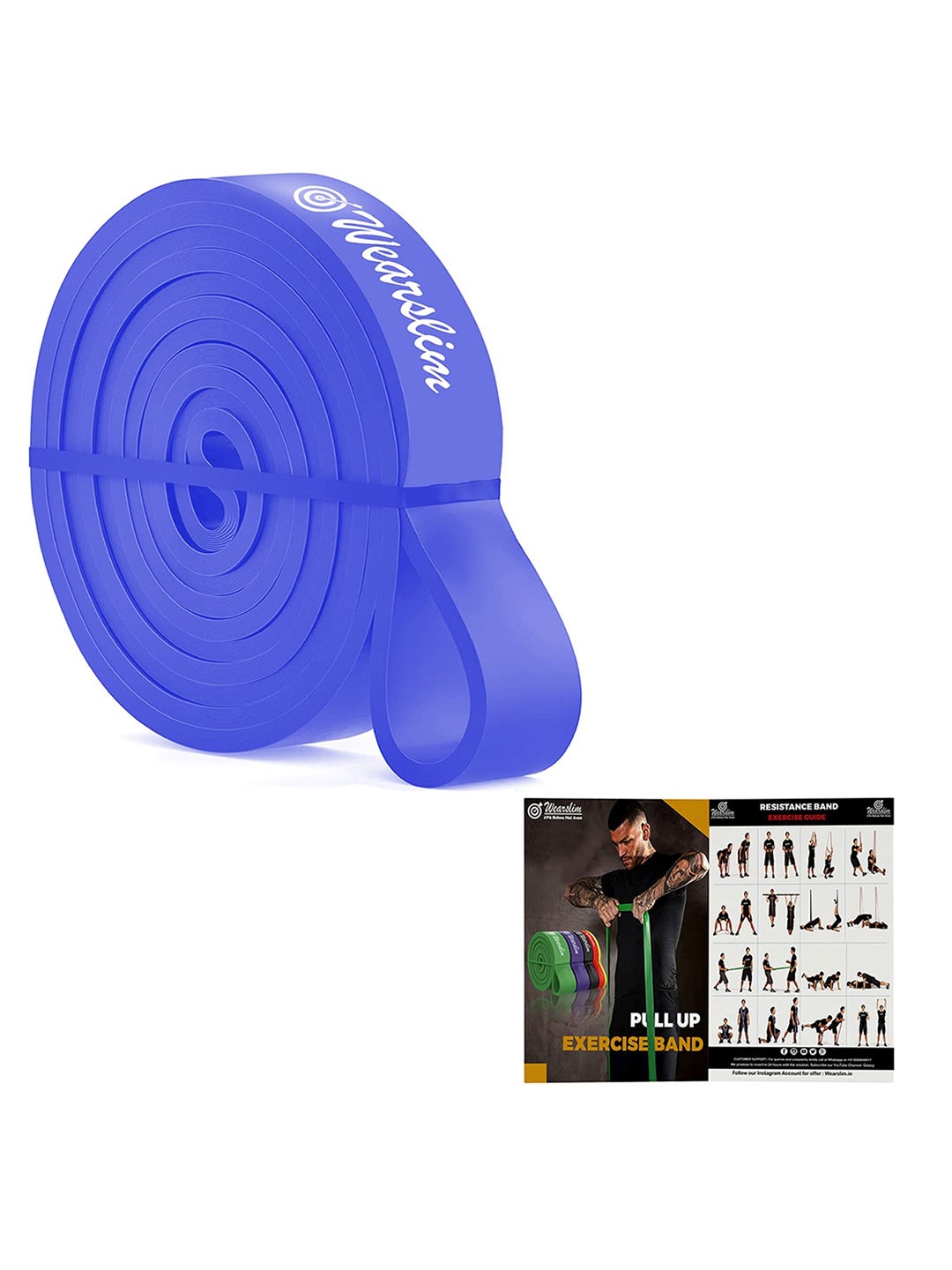 

Wearslim Unisex Professional Pull Up Exercise Resistance Band, Purple