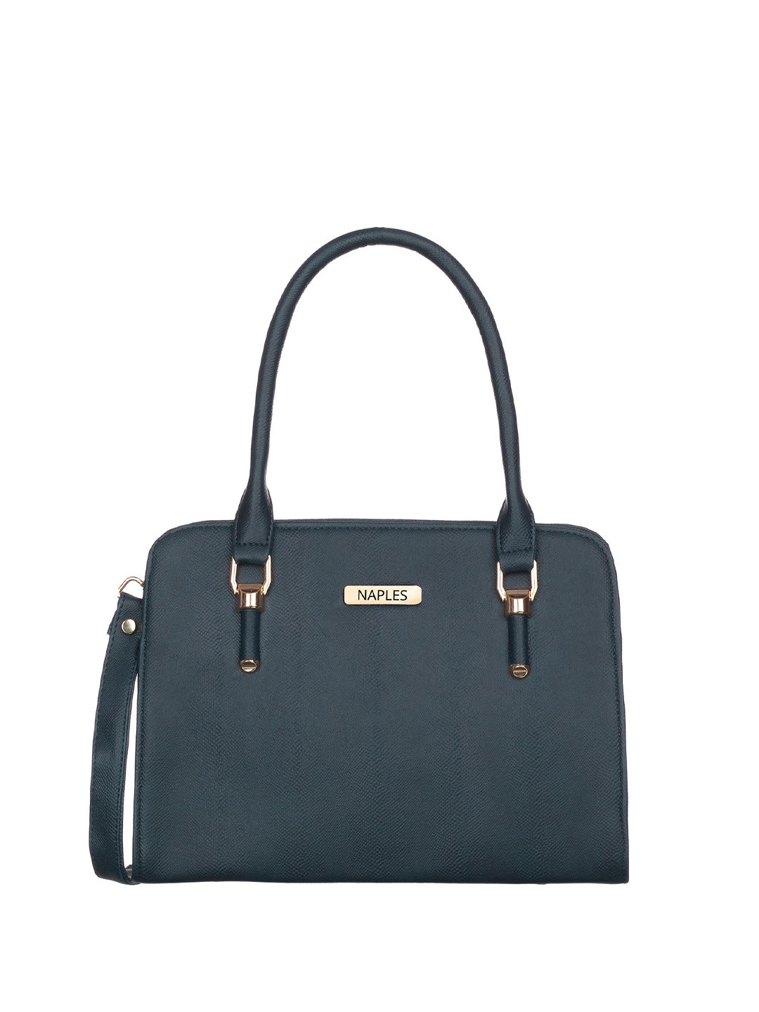 

Naples PU Structured Shoulder Bag, Blue