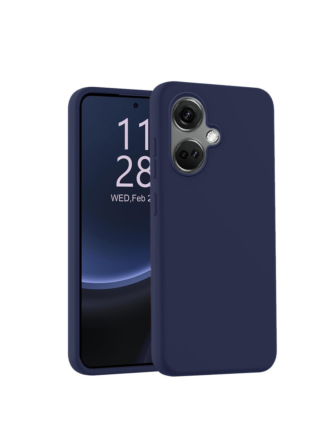

LIRAMARK Solid Printed Back Case Mobile Accessories, Navy blue