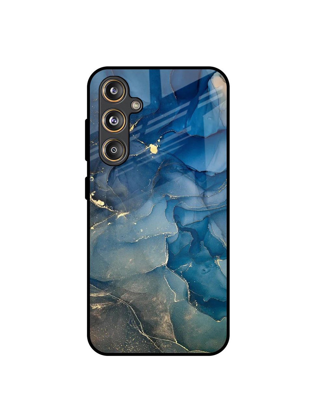 

QRIOH Abstract Printed Samsung Galaxy F55 5G Back Case Mobile Accessories, Blue
