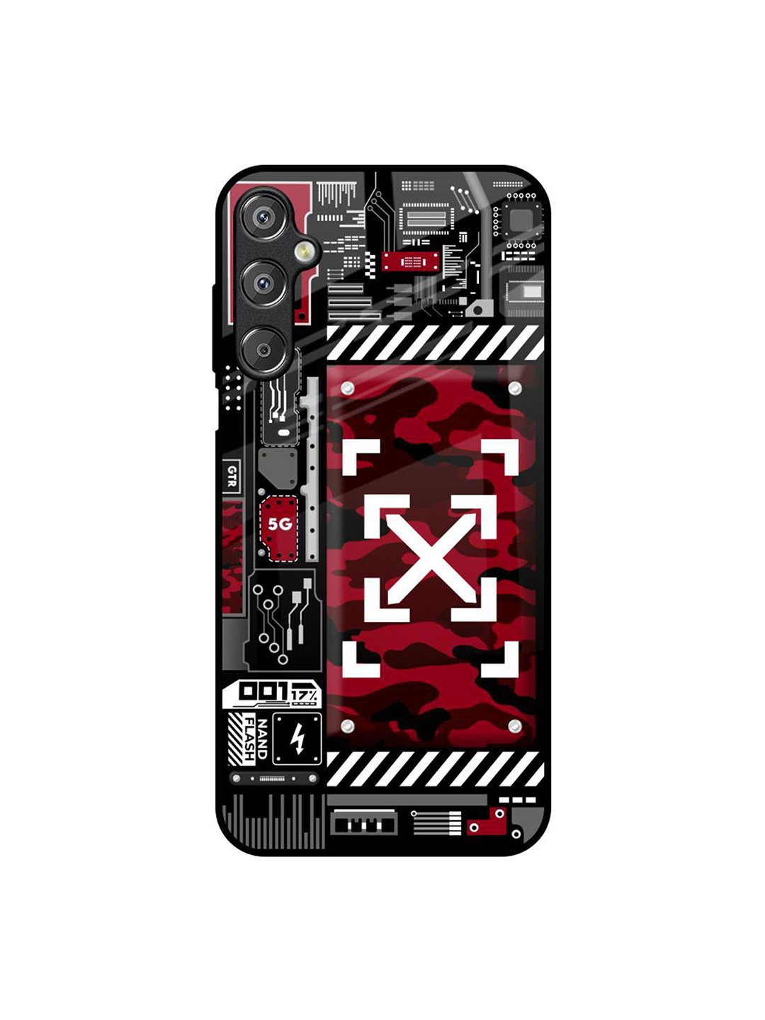 

QRIOH Typography Printed Samsung Galaxy F15 5G Back Case Mobile Accessories, Black