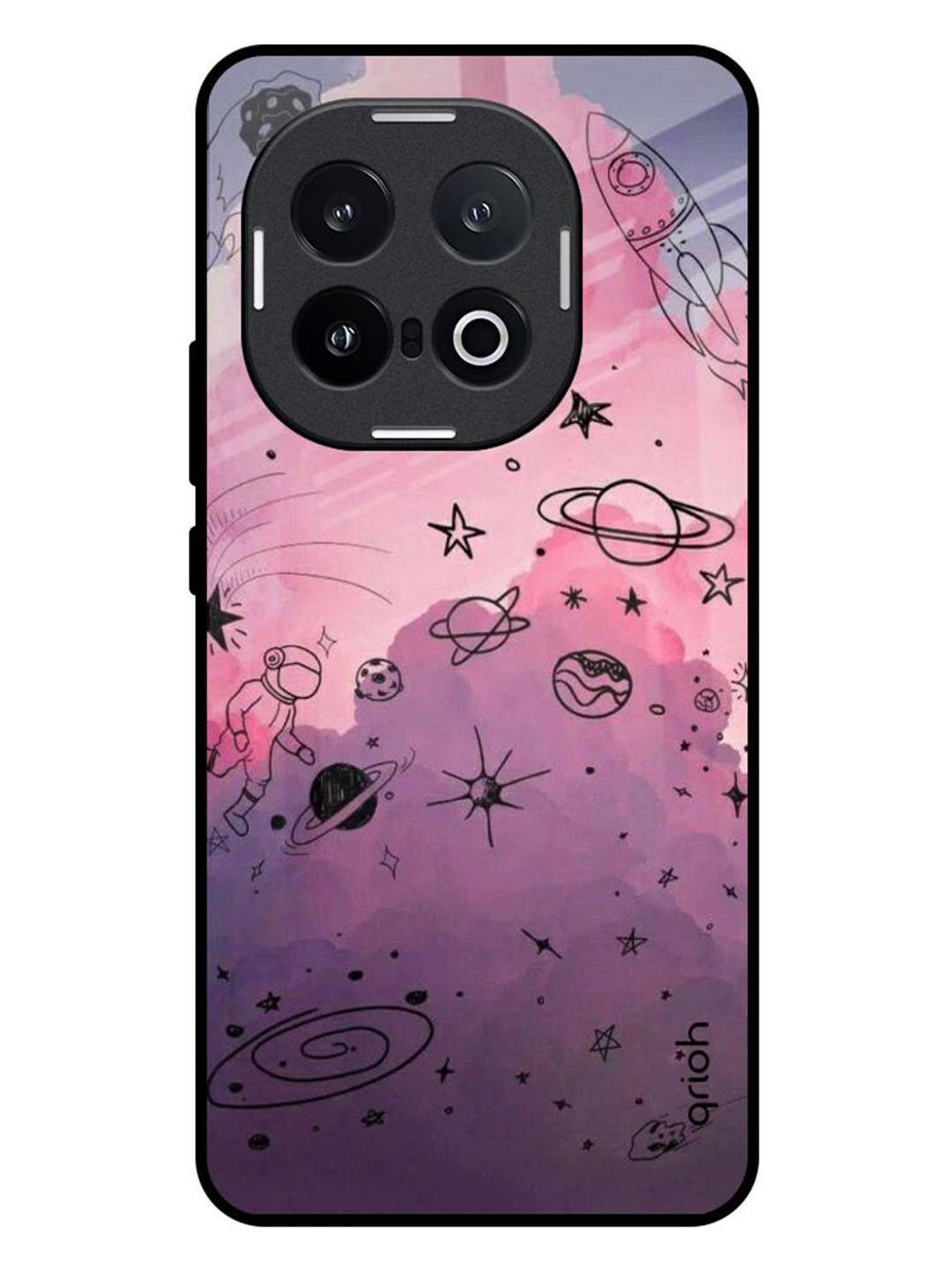 

QRIOH Quirky Printed IQOO 13 5G Back Case Mobile Accessories, Purple