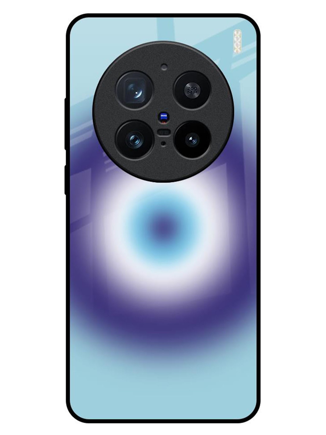 

QRIOH Abstract Printed Vivo X200 Pro 5G Back Case Mobile Accessories, Blue