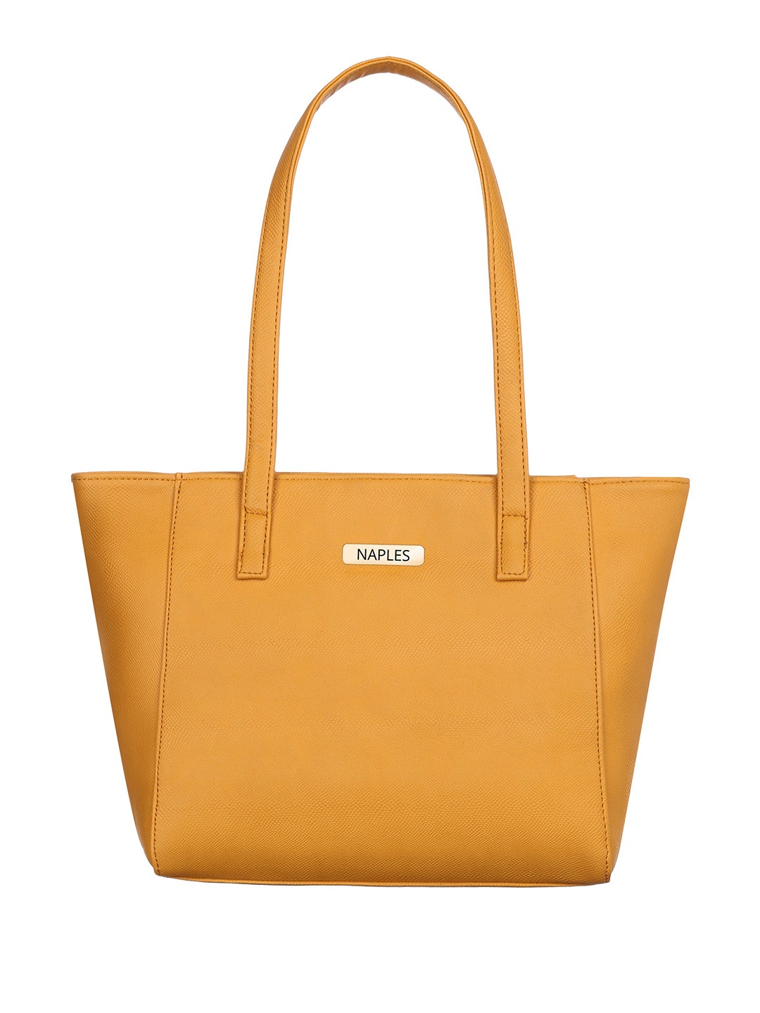 

Naples PU Structured Shoulder Bag, Yellow