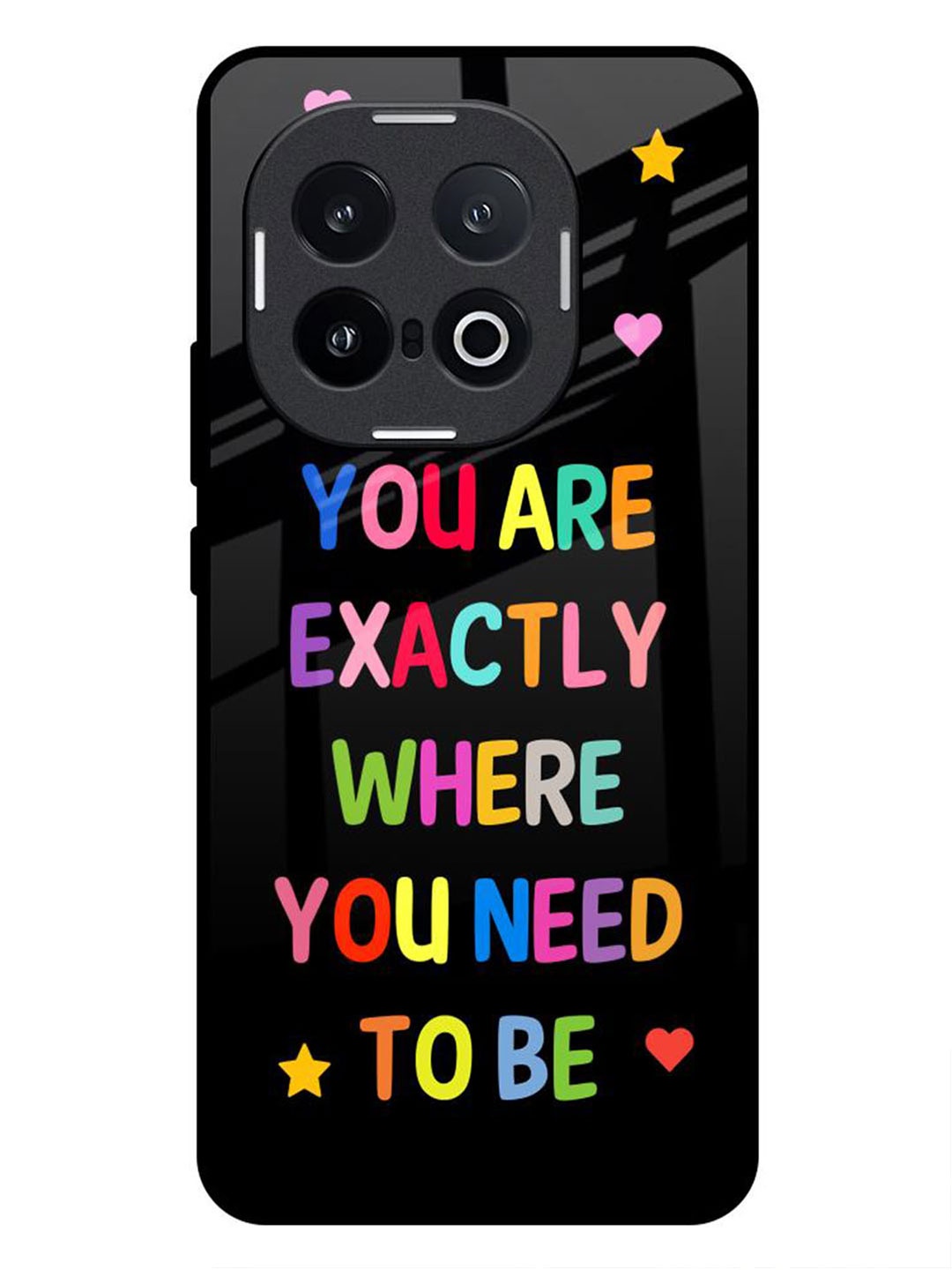 

QRIOH Typography Printed IQOO 13 5G Back Case Mobile Accessories, Black