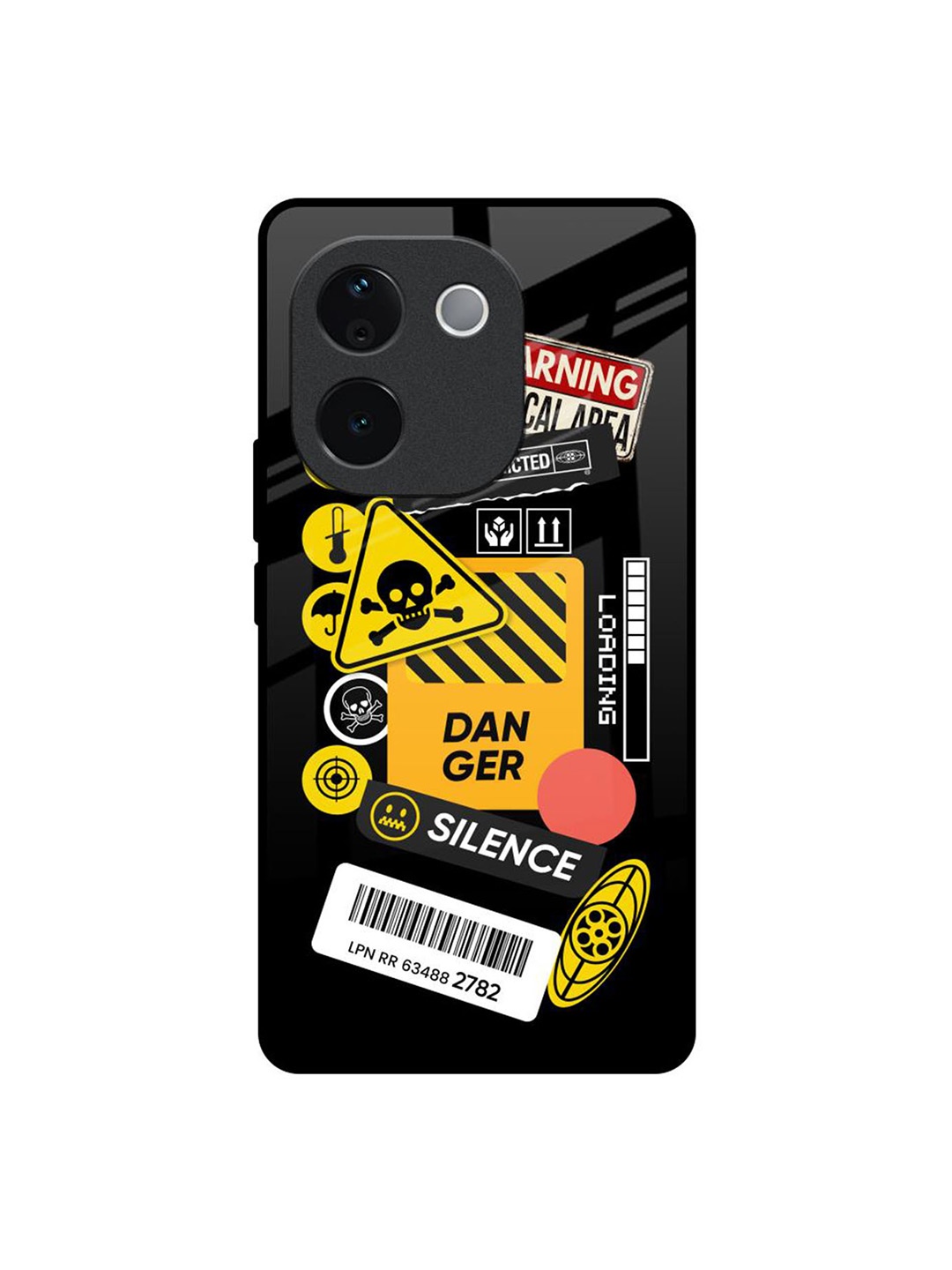

QRIOH Typography Printed Vivo T3 Pro 5G Back Case Mobile Accessories, Black