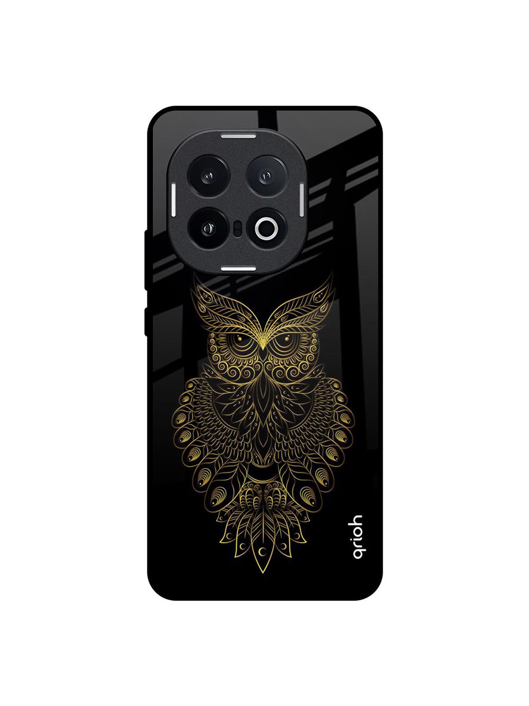 

QRIOH Quirky Printed IQOO 13 5G Back Case Mobile Accessories, Black