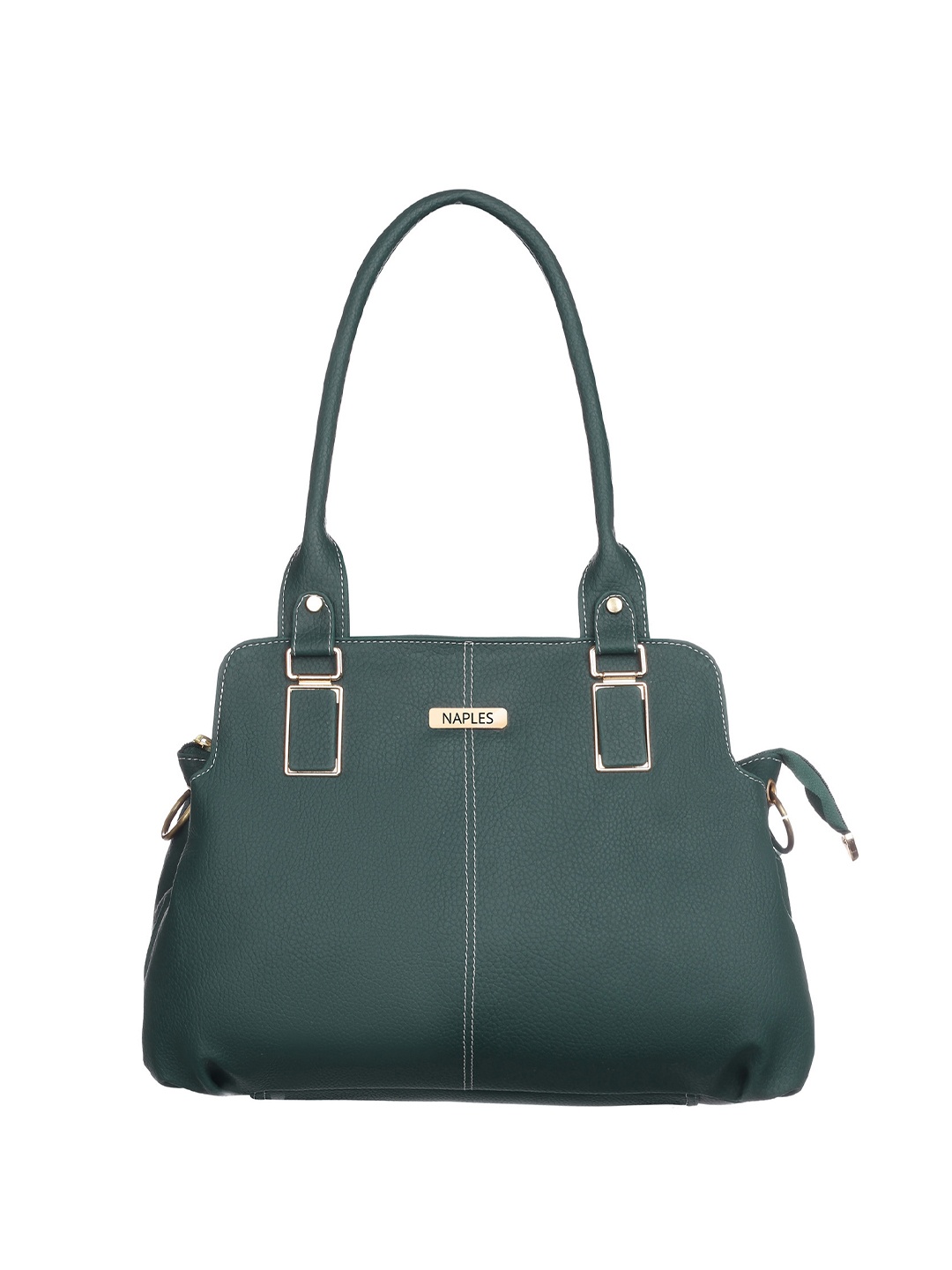 

Naples PU Structured Shoulder Bag, Green