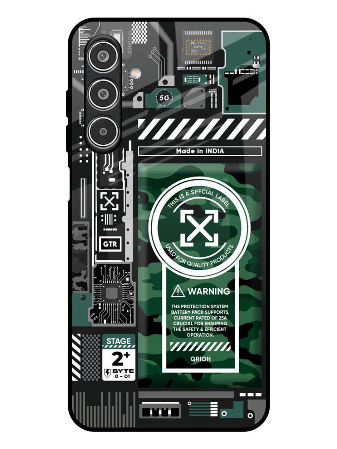 

QRIOH Typography Printed Samsung Galaxy A26 5G Back Case Mobile Accessories, Black