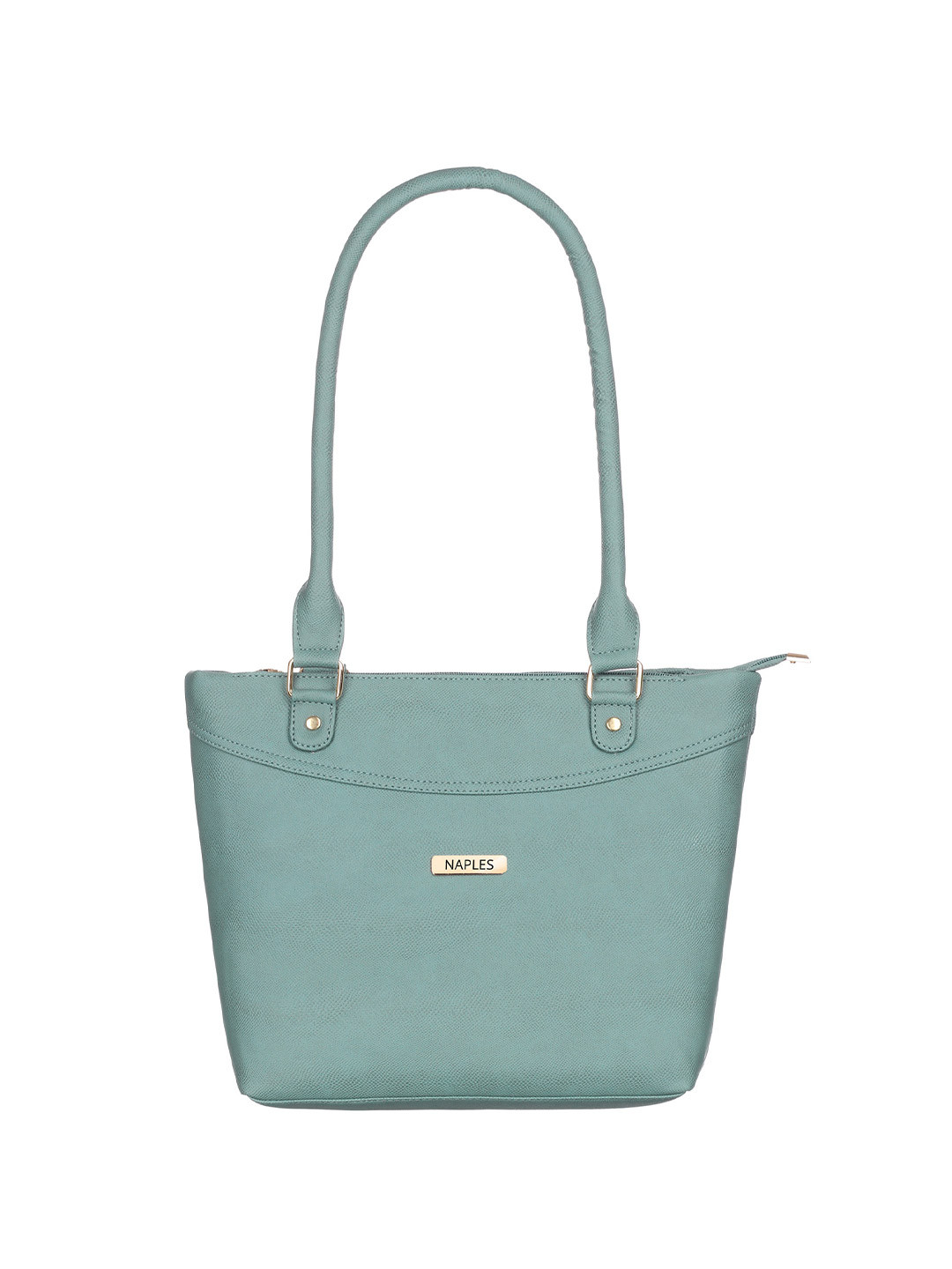 

Naples PU Structured Shoulder Bag, Grey