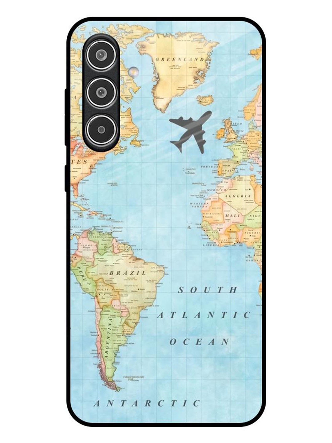 

QRIOH Quirky Printed Samsung Galaxy A56 5G Back Case Mobile Accessories, Blue