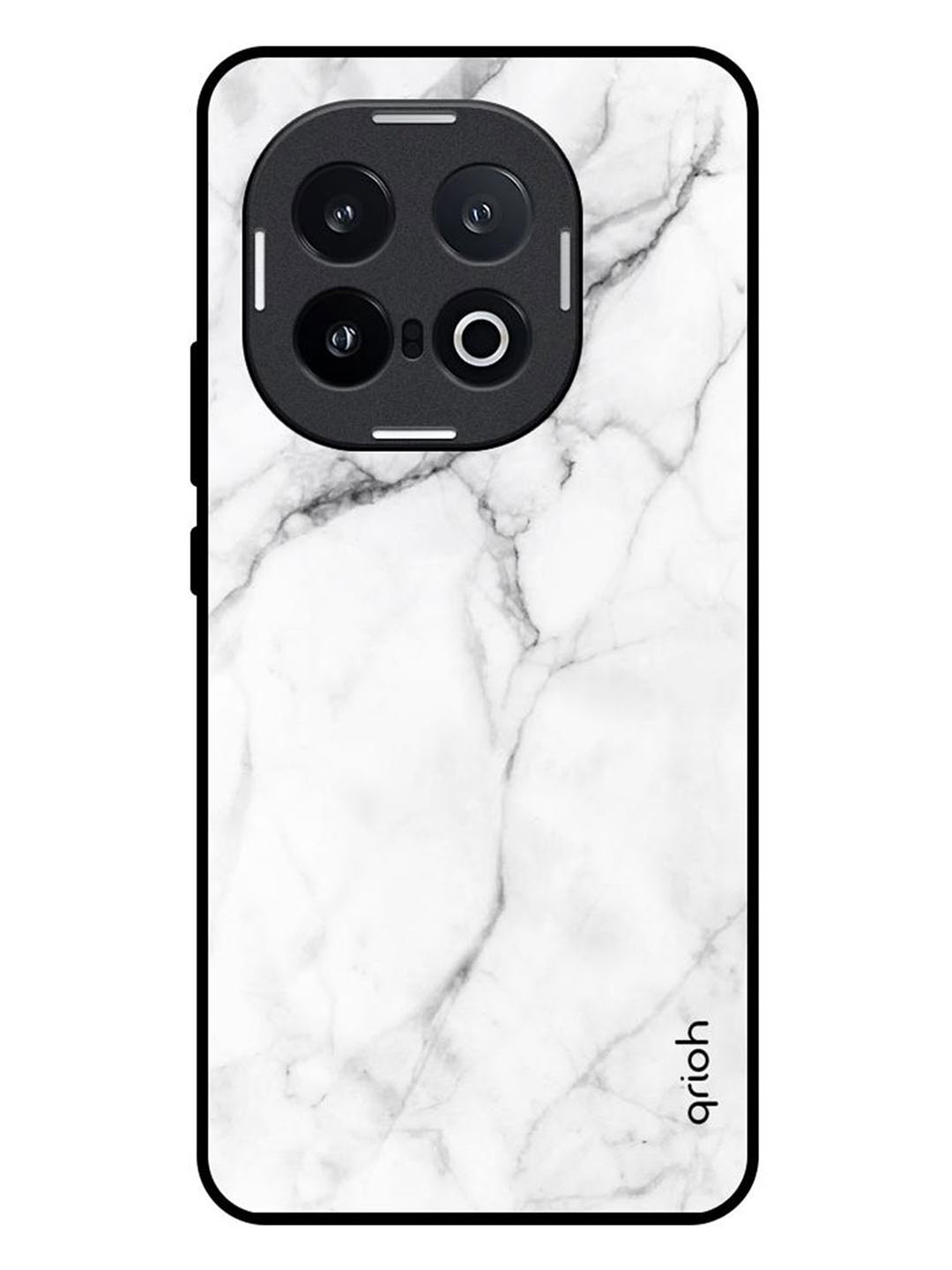 

QRIOH Abstract Printed IQOO 13 5G Back Case Mobile Accessories, White