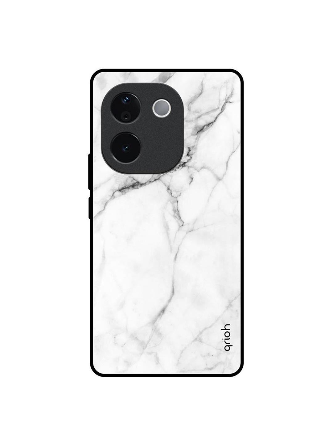 

QRIOH Abstract Printed IQOO Z9s Pro 5G Back Case Mobile Accessories, White