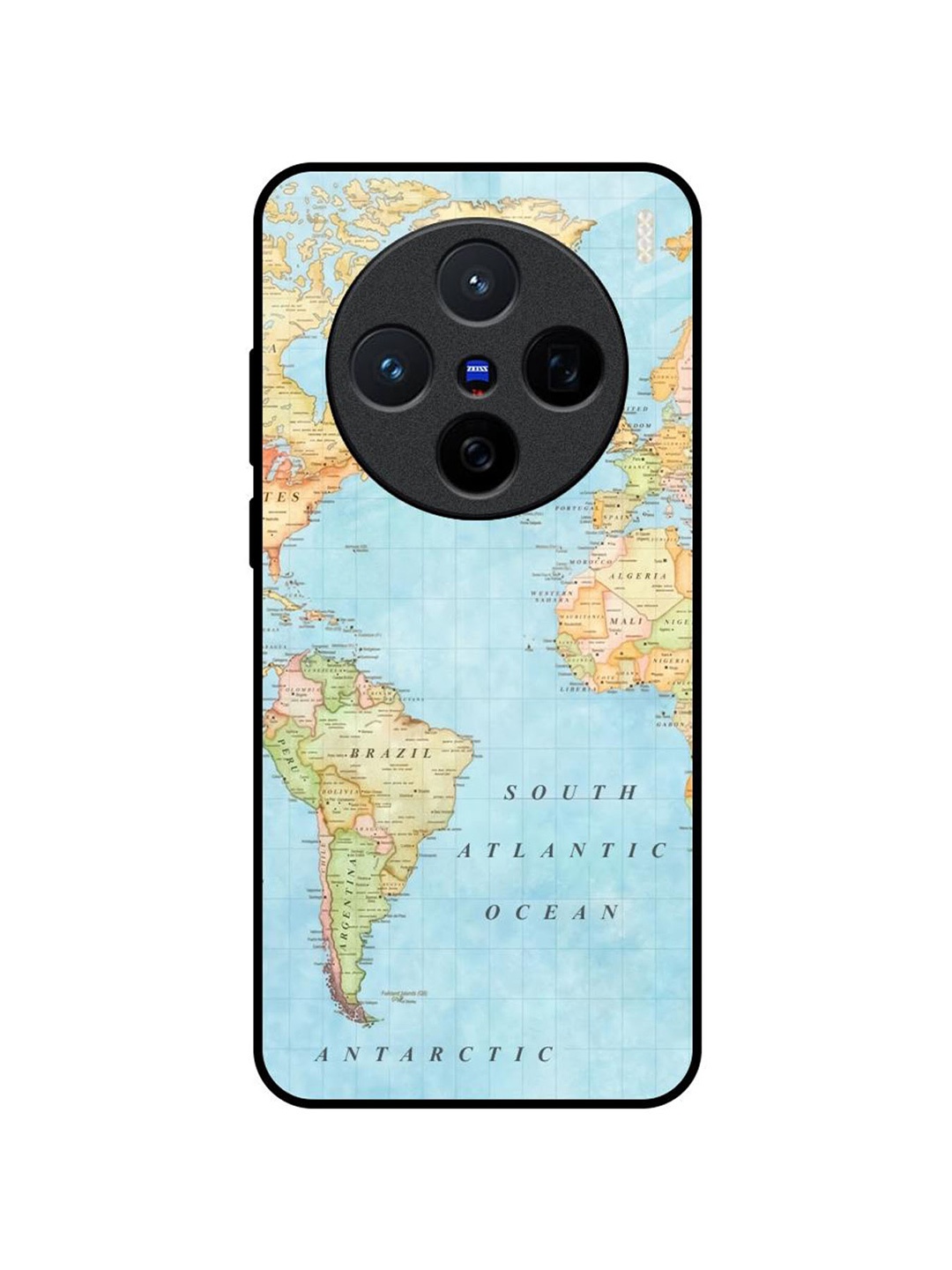 

QRIOH Typography Printed Vivo X200 5G Back Case Mobile Accessories, Blue