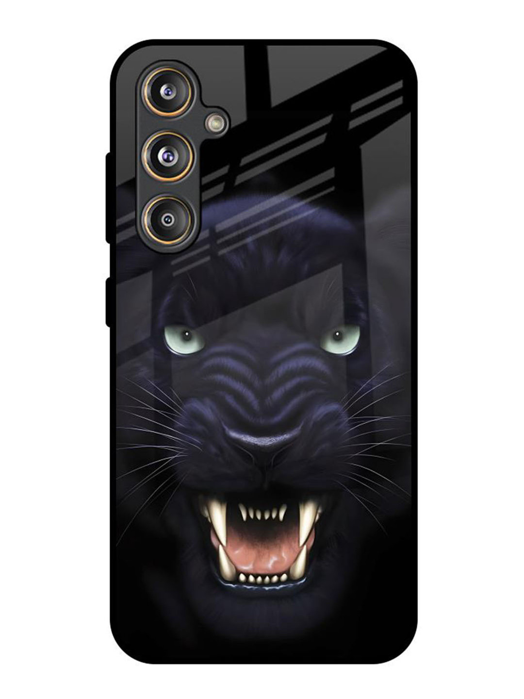 

QRIOH Quirky Printed Samsung Galaxy F55 5G Back Case Mobile Accessories, Black