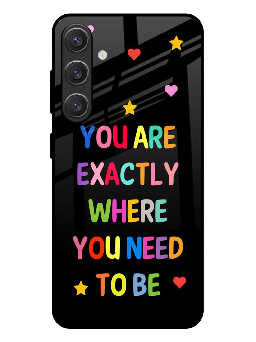 

QRIOH Typography Printed Samsung Galaxy S25 Plus 5G Back Case Mobile Accessories, Black