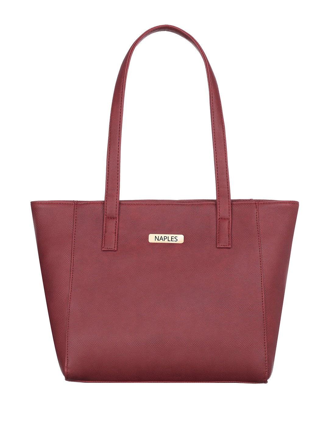 

Naples PU Structured Shoulder Bag, Maroon