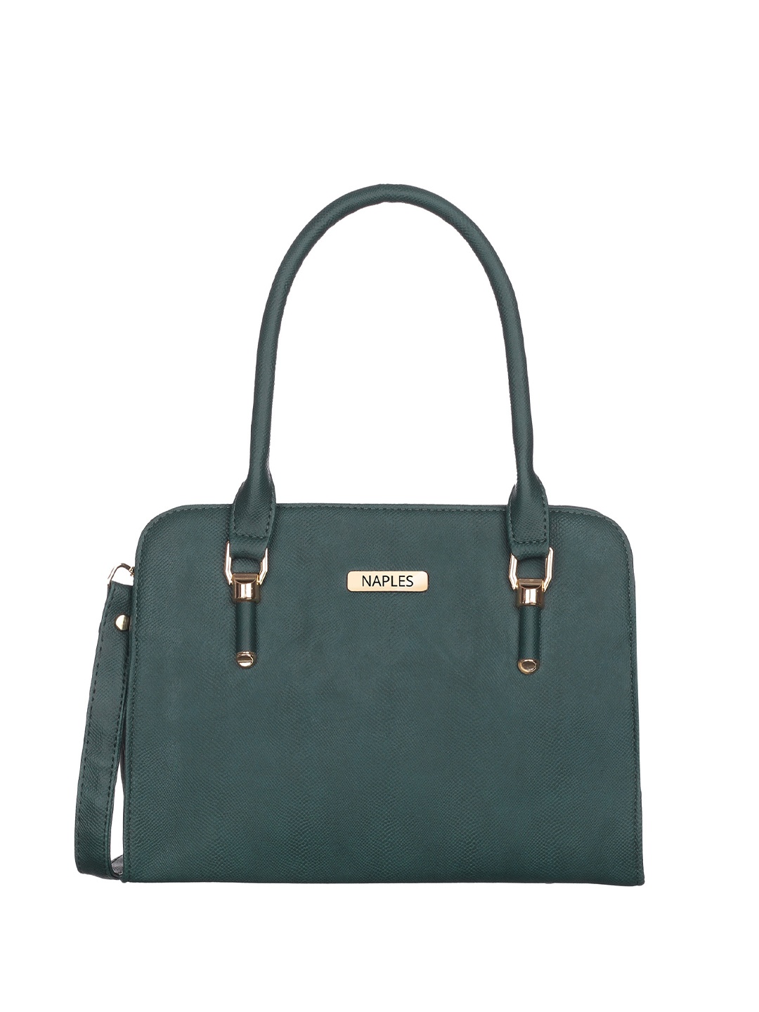 

Naples PU Structured Shoulder Bag, Green