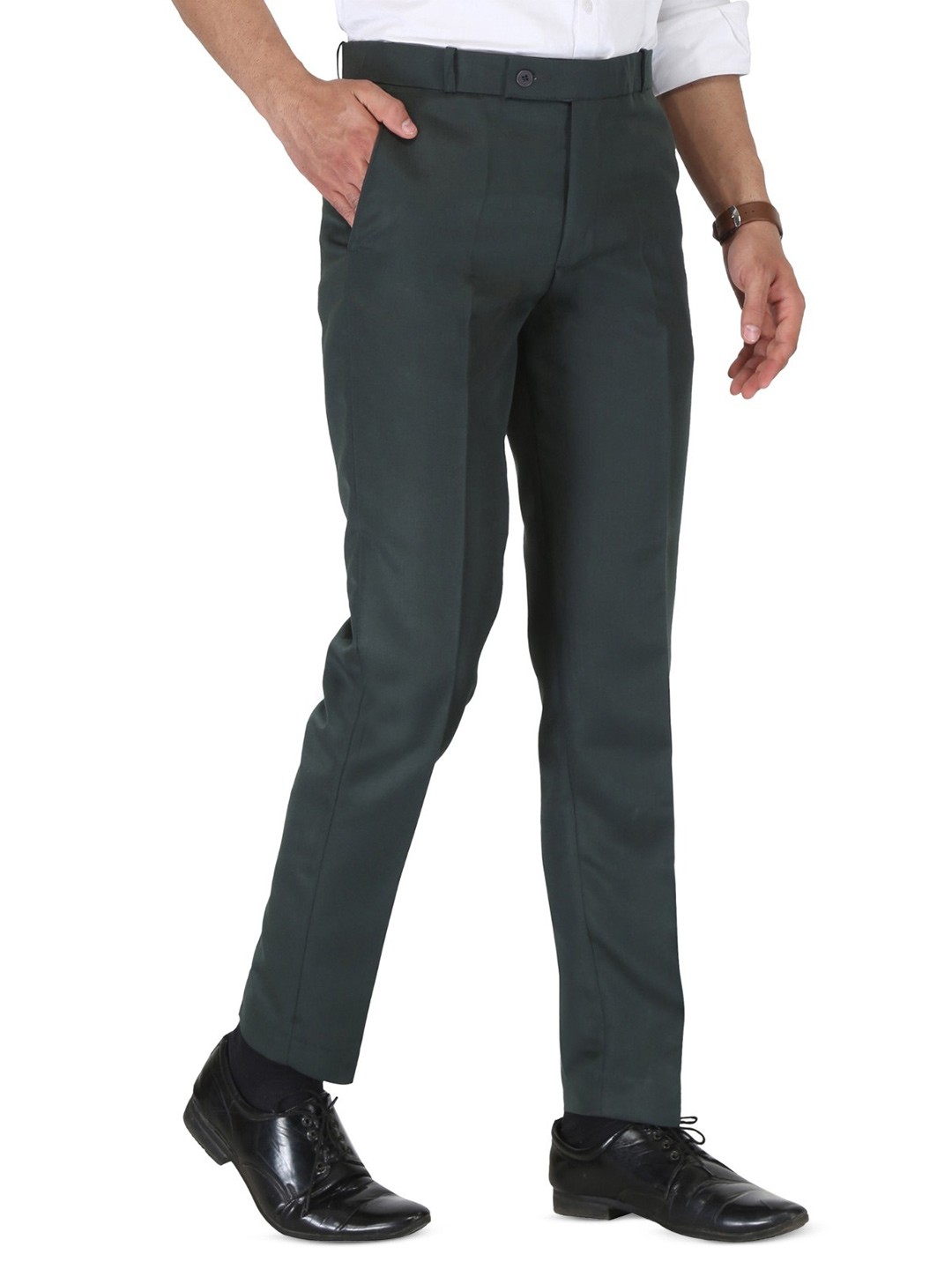 

KANU FASHION Men Comfort Trousers, Green
