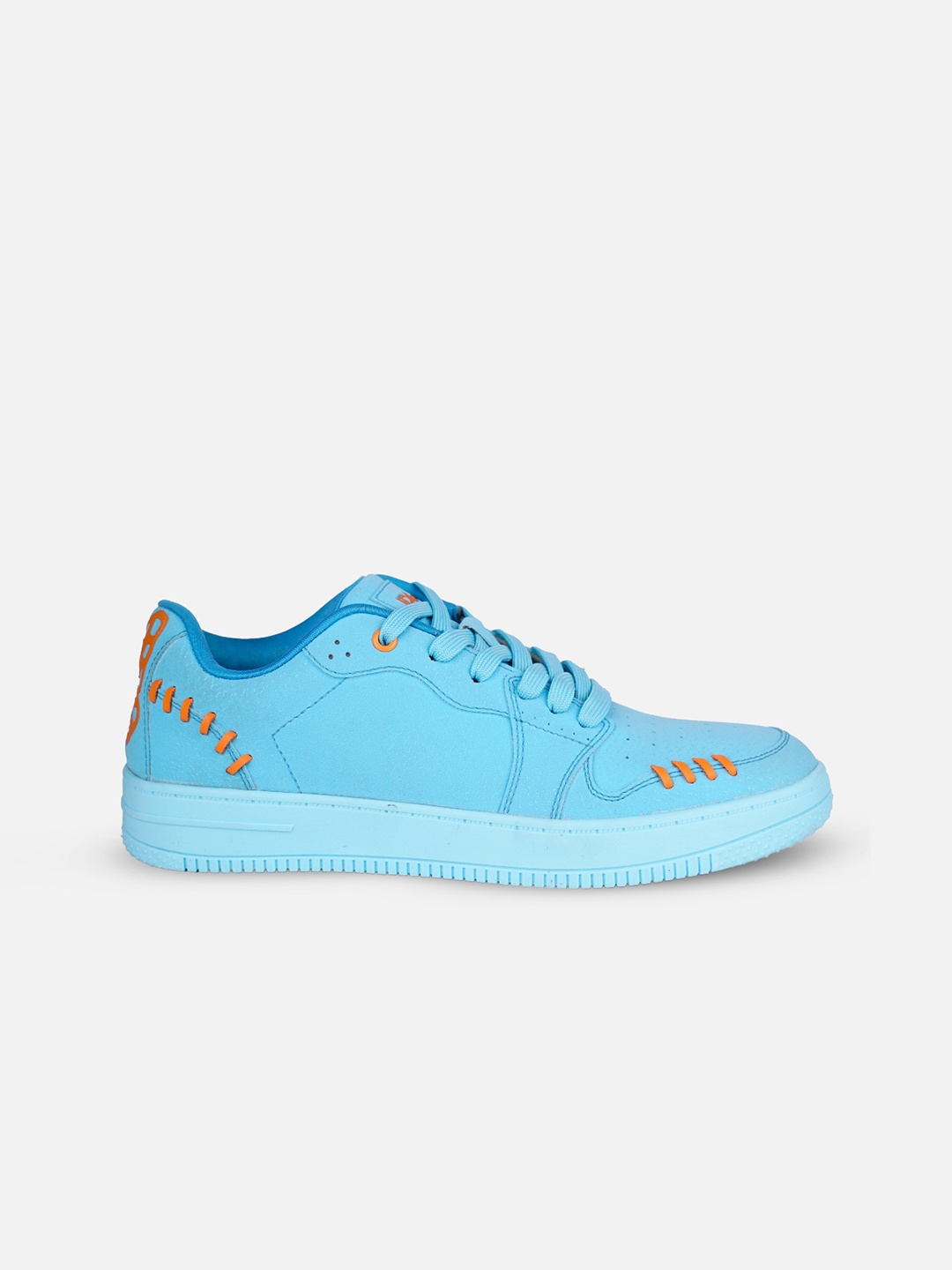 

ID Women Colourblocked Leather Sneakers, Blue