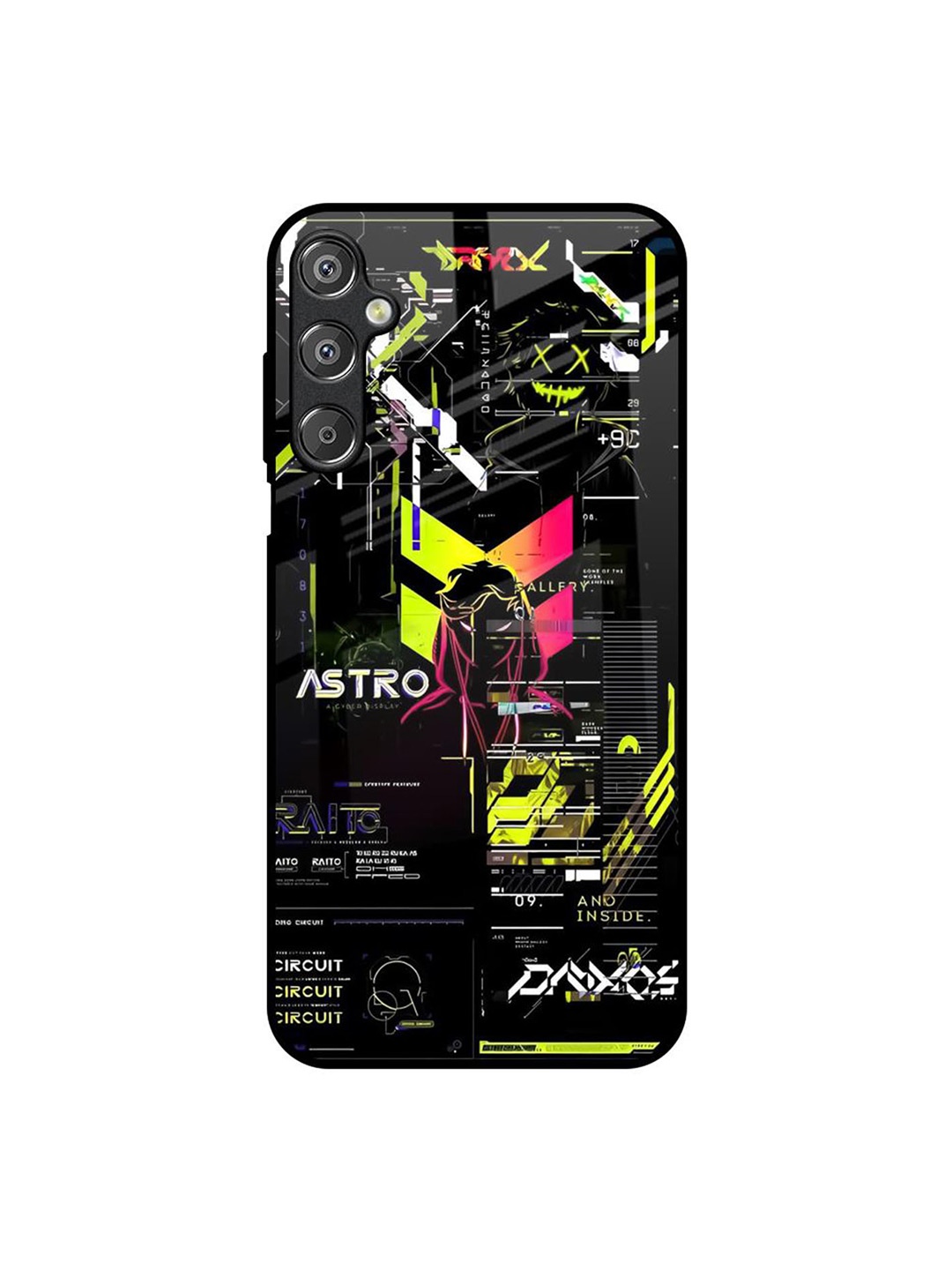 

QRIOH Typography Printed Samsung Galaxy F15 5G Back Case Mobile Accessories, Black
