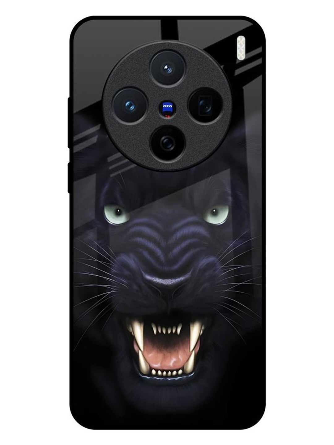 

QRIOH Quirky Printed Vivo X200 5G Back Case Mobile Accessories, Black