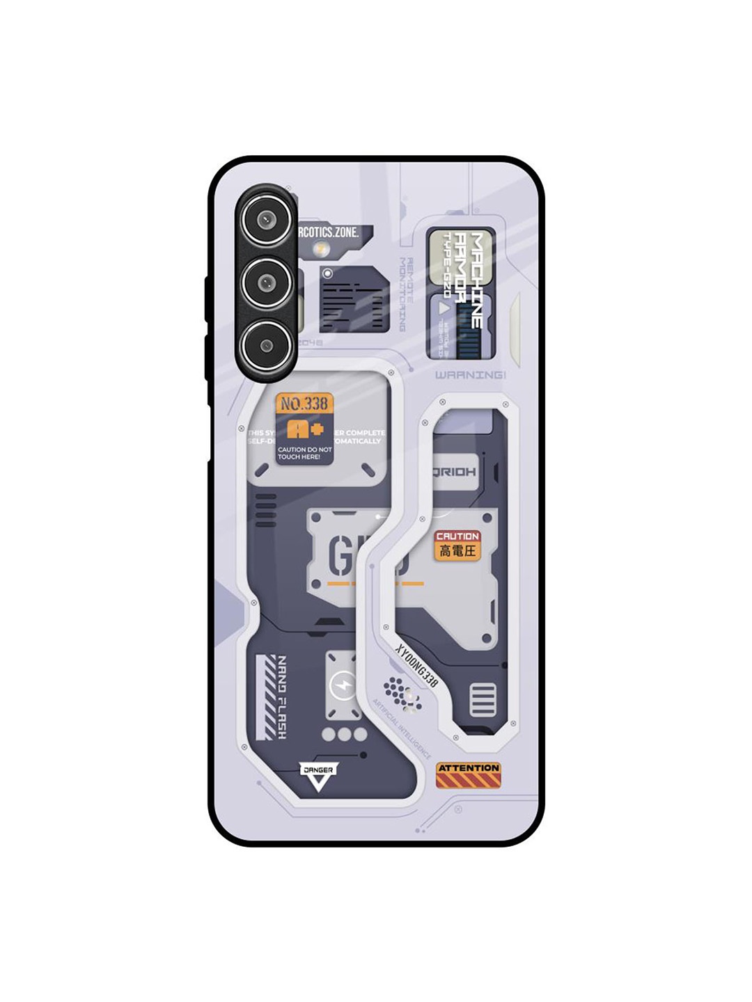 

QRIOH Typography Printed Samsung Galaxy A26 5G Back Case Mobile Accessories, Grey