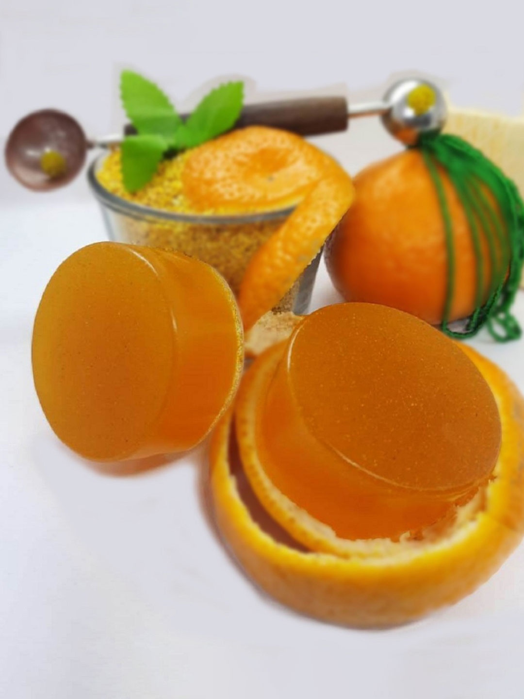 

The Bath Stories Set Of 2 Handmade Natural Orange Peel Bath Soap - 70 g Each