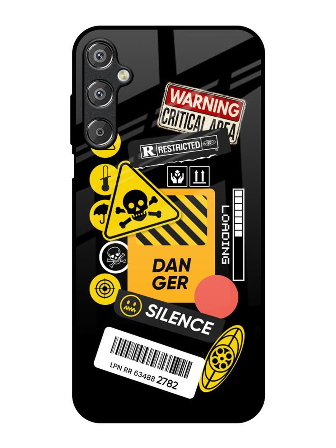 

QRIOH Typography Printed Samsung Galaxy F15 5G Back Case Mobile Accessories, Black