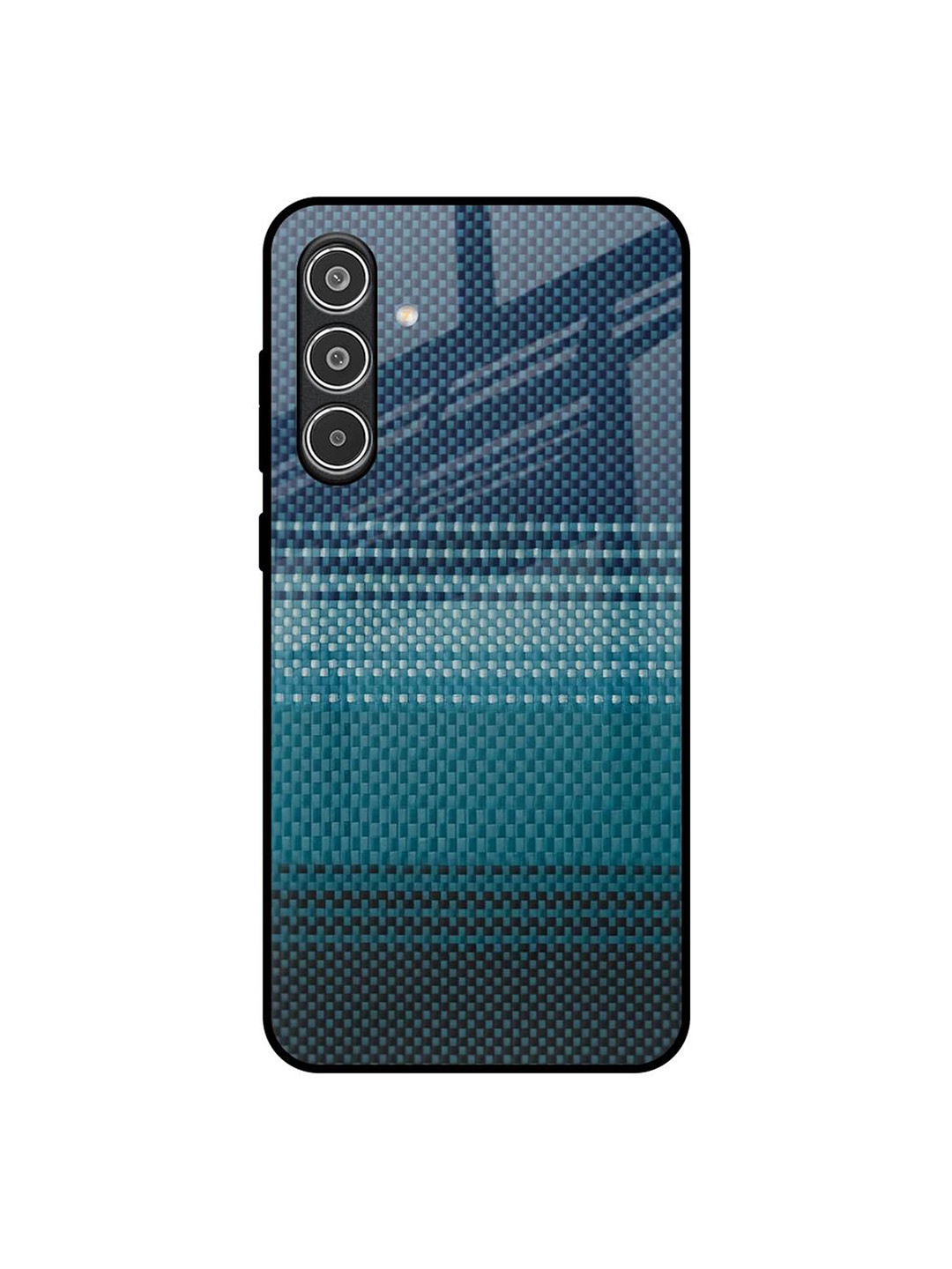 

QRIOH Abstract Printed Samsung Galaxy A36 5G Back Case Mobile Accessories, Blue