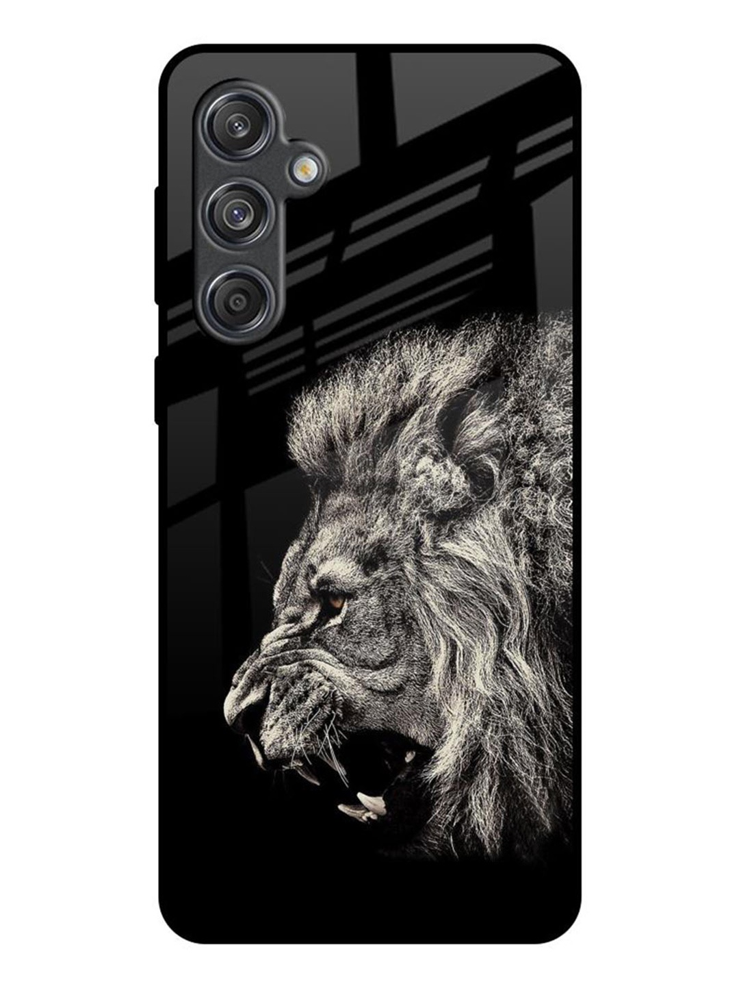 

QRIOH Quirky Printed Samsung Galaxy M55 5G Back Case Mobile Accessories, Black