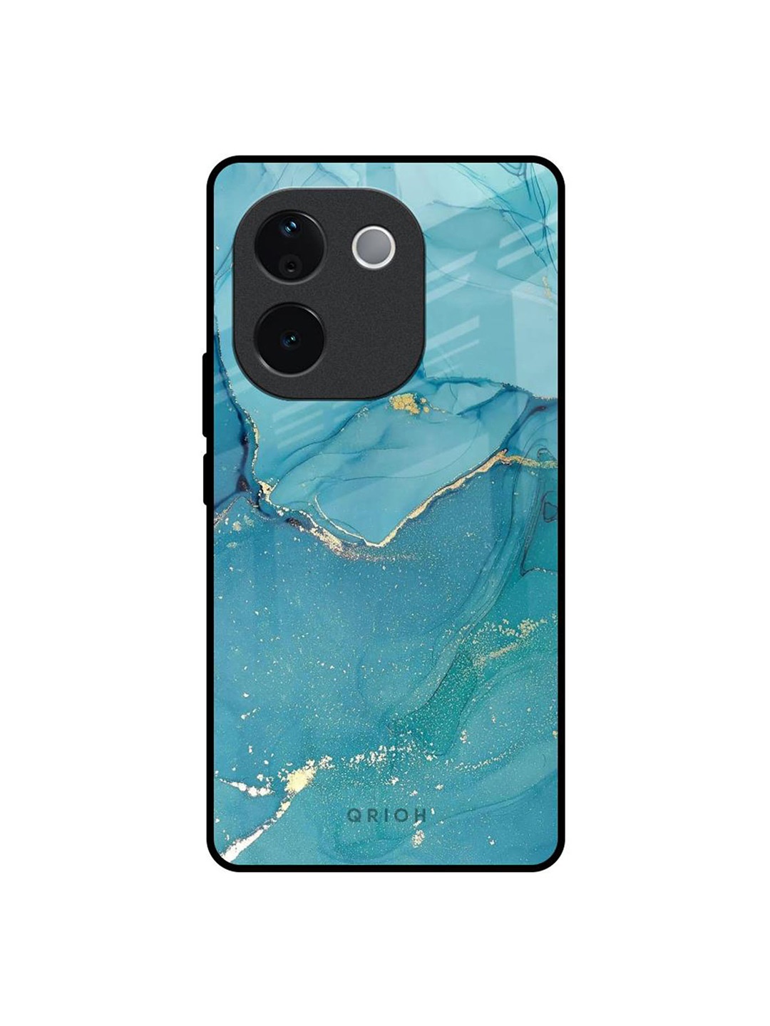 

QRIOH Abstract Printed IQOO Z9s Pro 5G Back Case Mobile Accessories, Blue