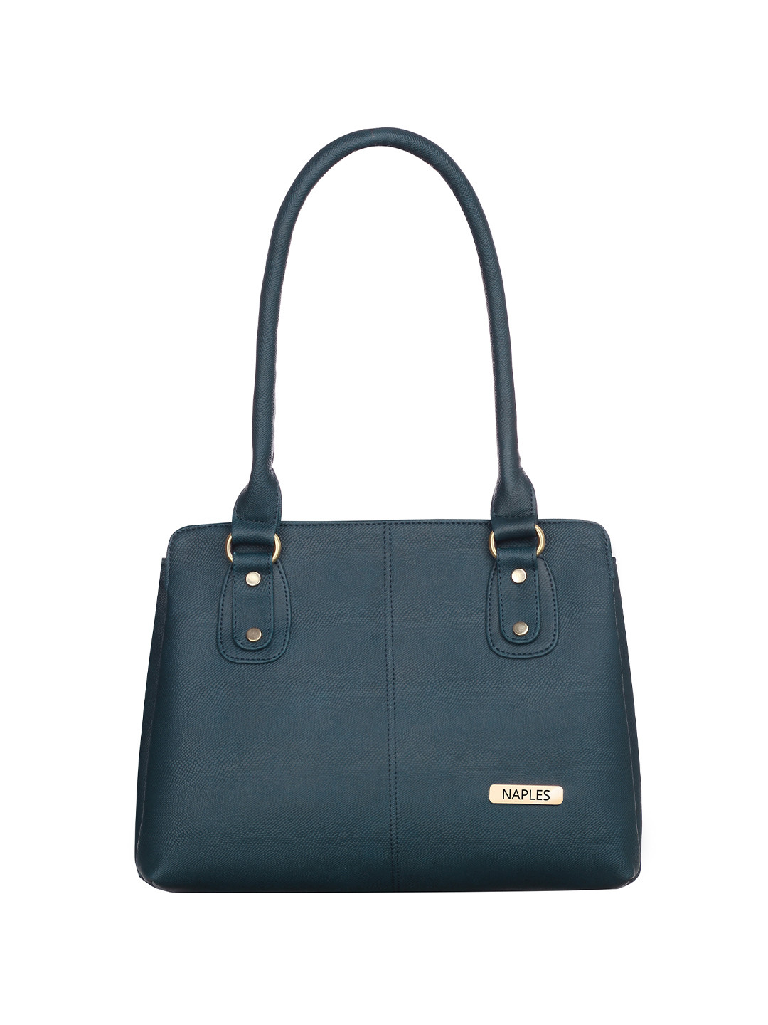 

Naples PU Structured Shoulder Bag, Blue