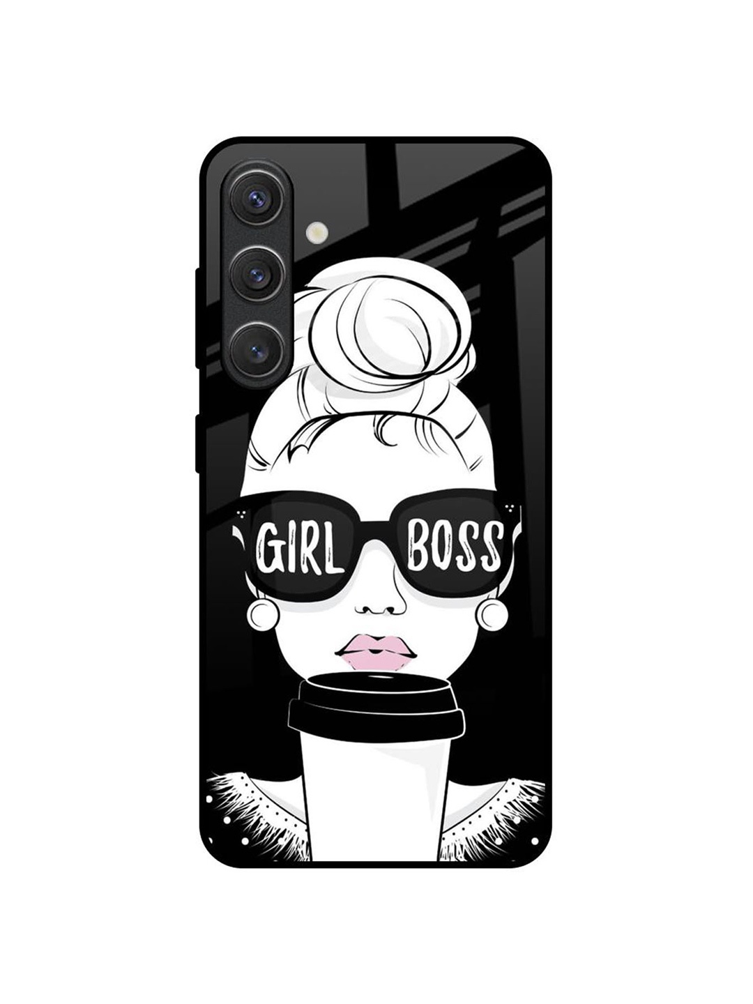 

QRIOH Quirky Printed Samsung Galaxy S25 Plus 5G Back Case Mobile Accessories, White