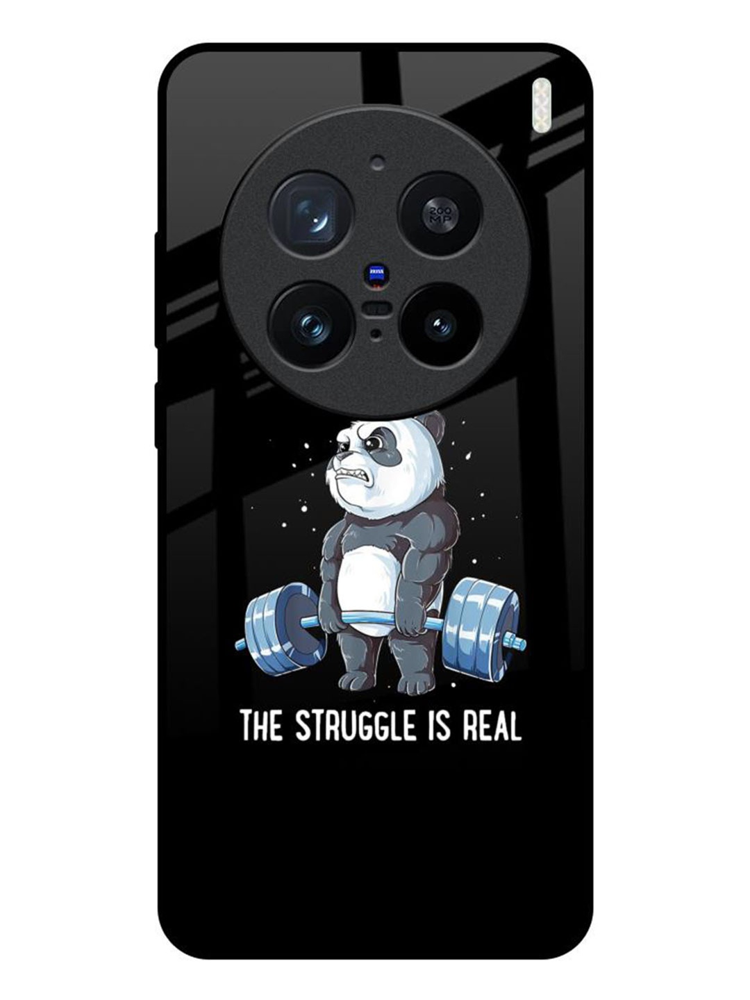 

QRIOH Quirky Printed Vivo X200 Pro 5G Back Case Mobile Accessories, Black