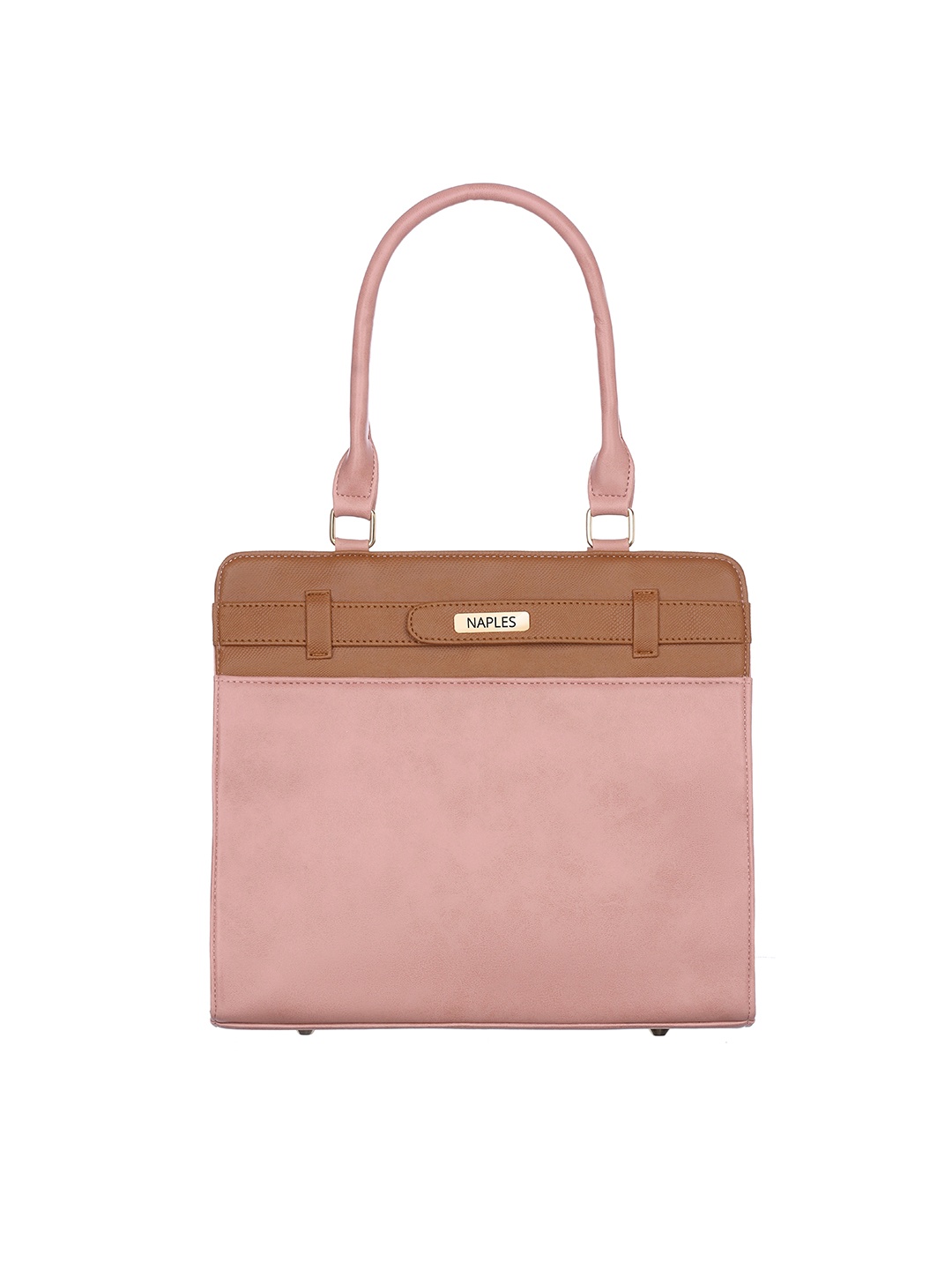 

Naples PU Structured Shoulder Bag, Pink