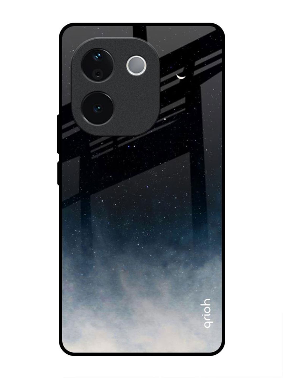 

QRIOH Abstract Printed IQOO Z9s Pro 5G Back Case Mobile Accessories, Black