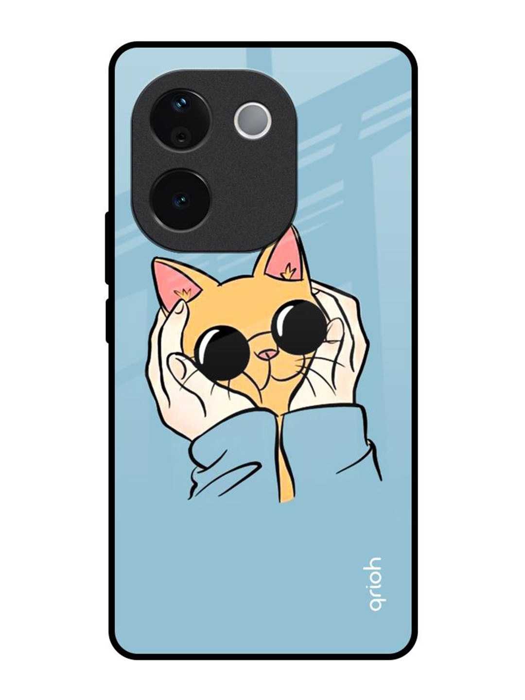 

QRIOH Quirky Printed Vivo T3 Pro 5G Back Case Mobile Accessories, Blue