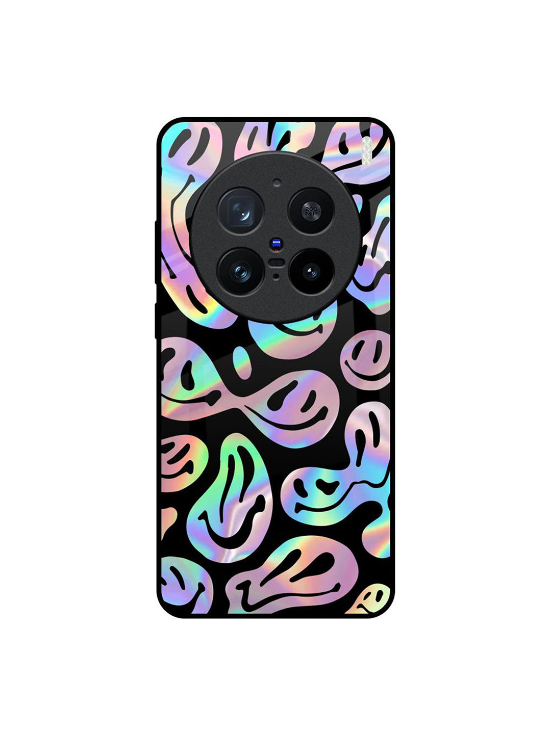 

QRIOH Quirky Printed Vivo X200 Pro 5G Back Case Mobile Accessories, Black