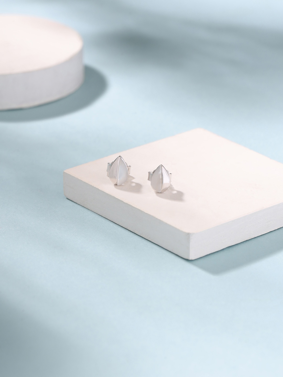 

Kicky And Perky Silver-Plated Contemporary Studs