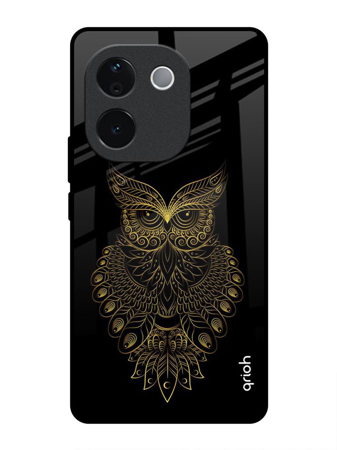 

QRIOH Quirky Printed IQOO Z9s Pro 5G Back Case Mobile Accessories, Black