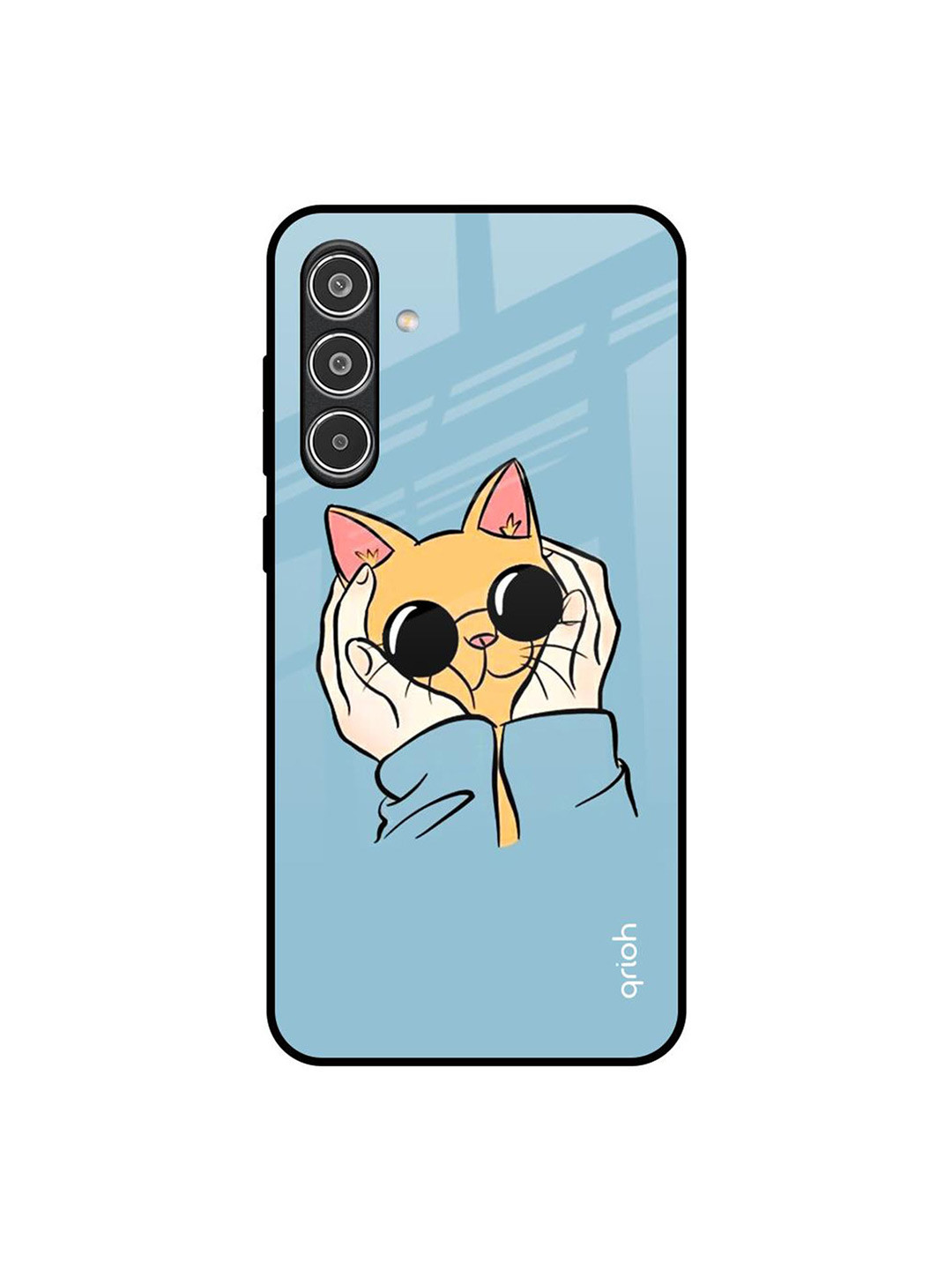 

QRIOH Quirky Printed Samsung Galaxy A36 5G Back Case Mobile Accessories, Blue