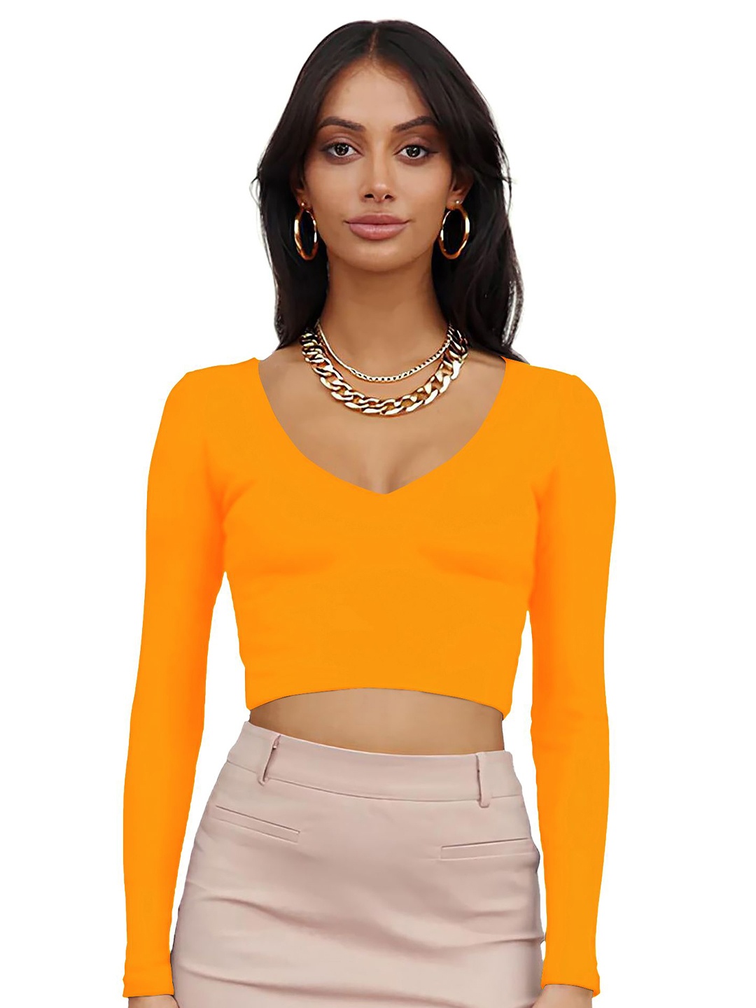 

Dream Beauty Fashion Crop Top, Yellow